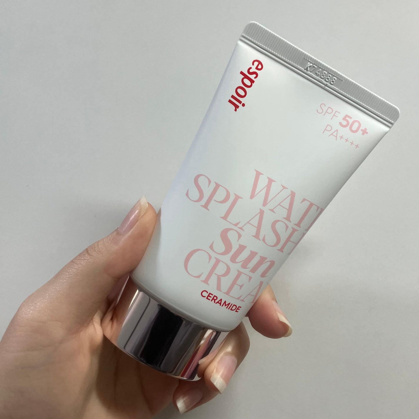 ウォータースプラッシュサンクリーム セラミド/espoir/日焼け止めクリームを使ったクチコミ(2枚目)