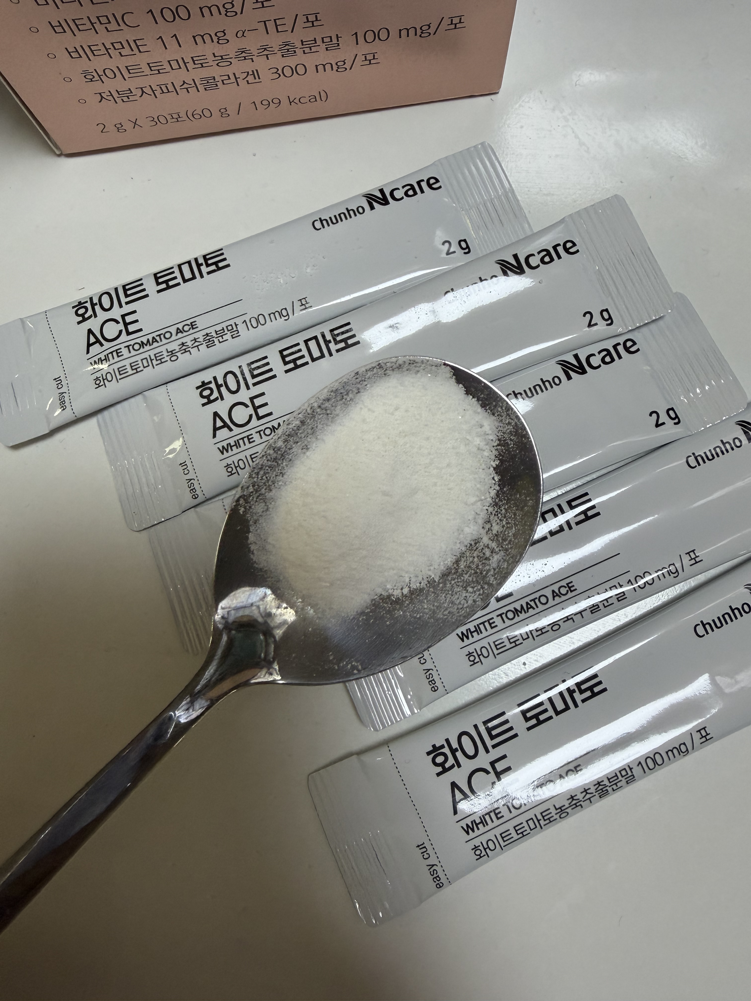  ホワイトトマト ACE 1box 30包/ChunhoNcare/美容サプリメントを使ったクチコミ（3枚目）
