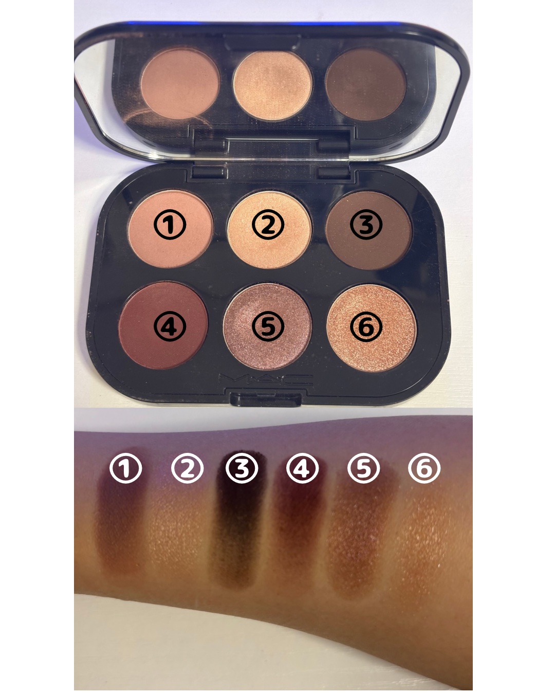コネクト イン カラー アイシャドウ パレット × 6/M・A・C/アイシャドウパレットを使ったクチコミ（2枚目）