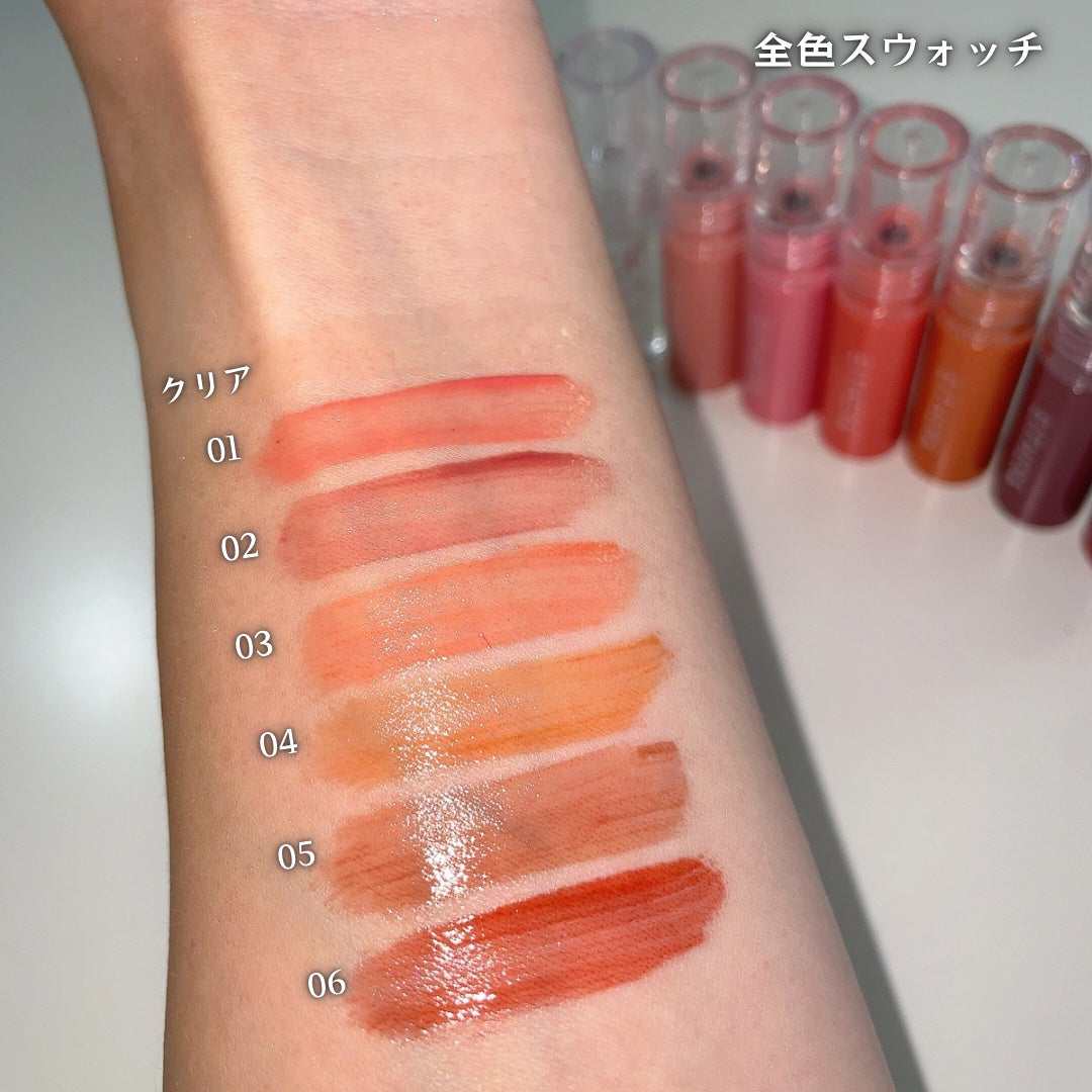 Dewy Syrup Tint/EITHER&/口紅を使ったクチコミ(10枚目)