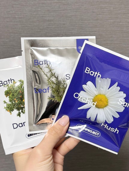 バスソルト オーキッドハッシュ/BATH PROJECT/無機塩系入浴剤を使ったクチコミ(2枚目)