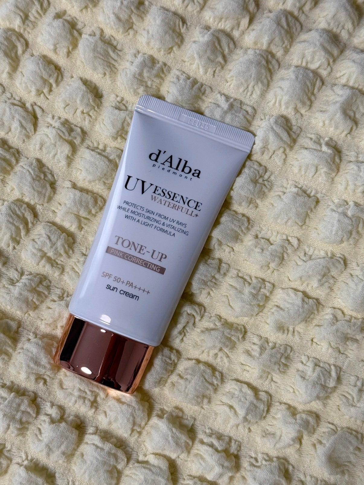 ウォータフルトーンアップサンクリーム/ダルバ/日焼け止めクリームを使ったクチコミ(1枚目)