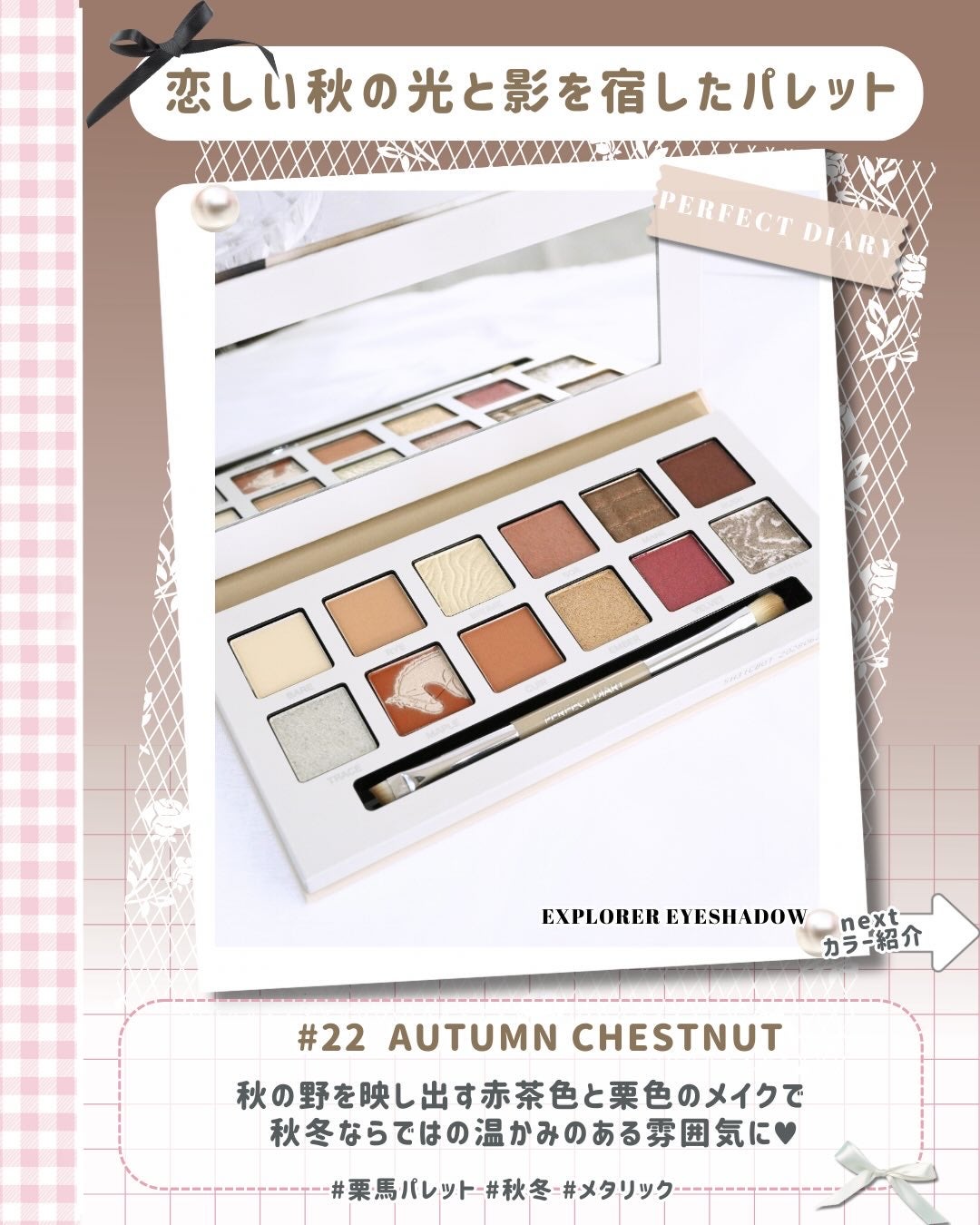 エクスプローラ12色 動物アイシャドウパレット/PERFECT DIARY/アイシャドウパレットを使ったクチコミ(3枚目)