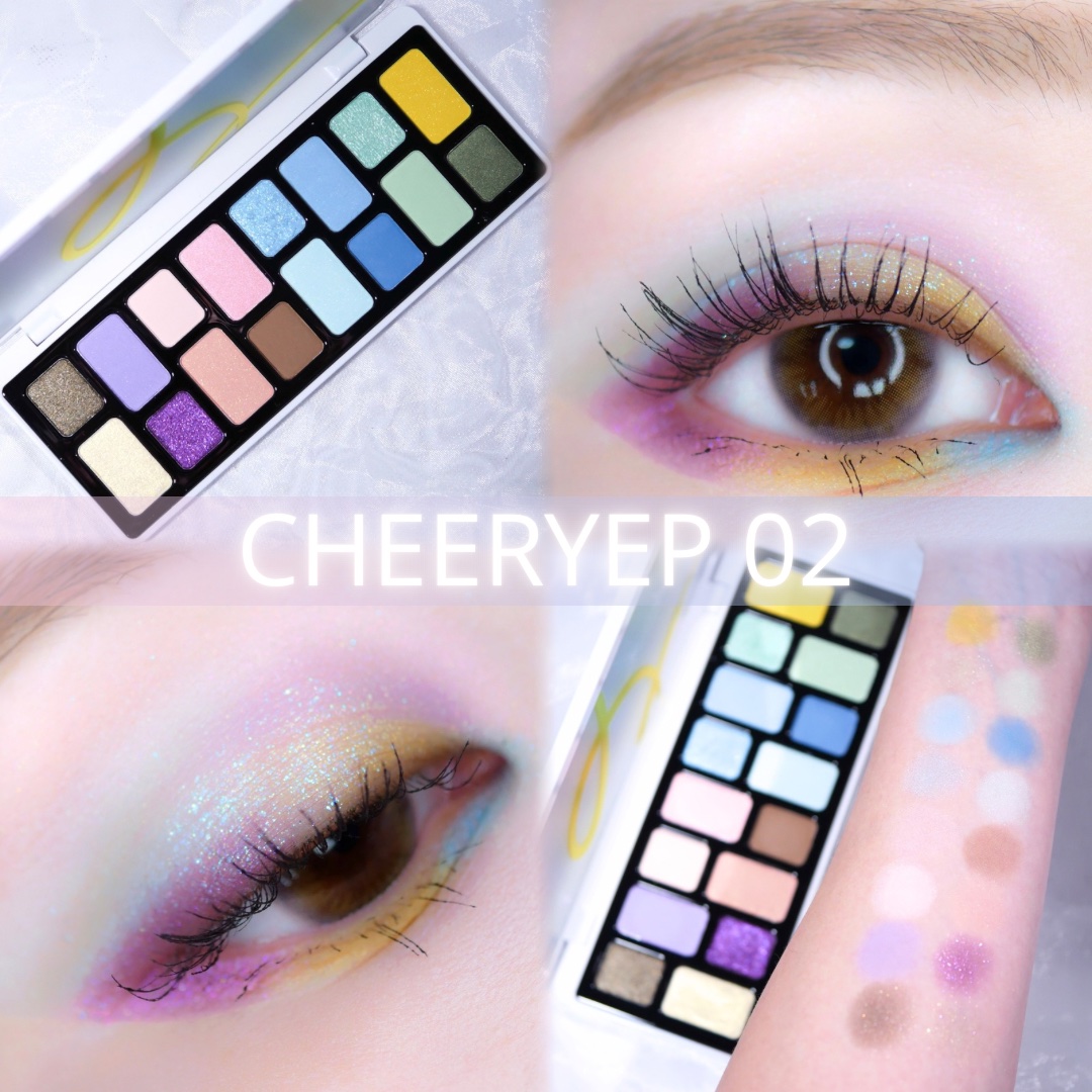 16-Color Natural Star Eye Shadow Palette/CHEERYEP/アイシャドウパレットを使ったクチコミ（1枚目）