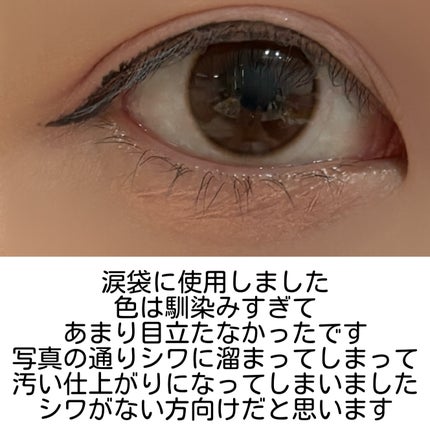 アートクラス スマージングアンダーライナー/too cool for school/ペンシルアイライナーを使ったクチコミ(5枚目)