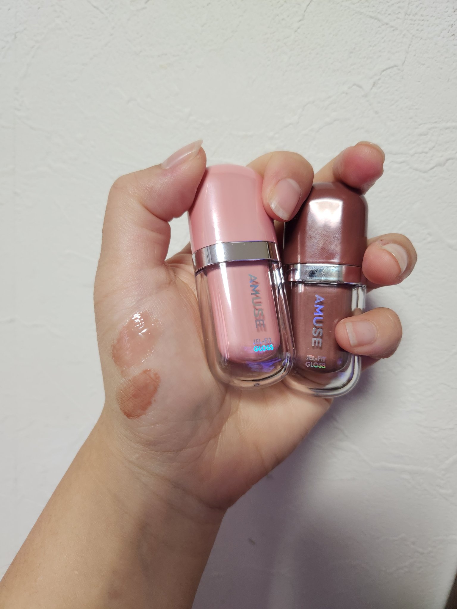 ジェルフィットグロス/AMUSE/リップグロスを使ったクチコミ（2枚目）