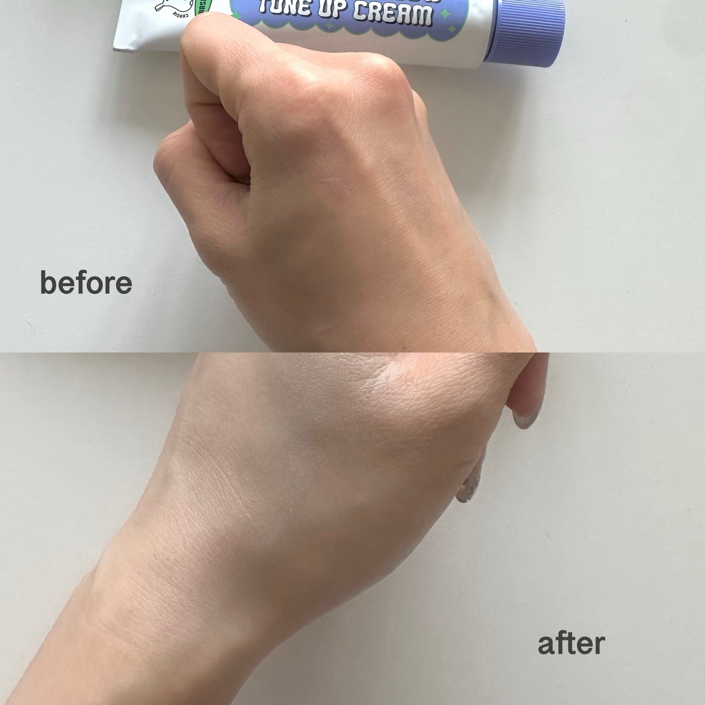 オールアバウトグロウトーンアップクリーム/CHASIN'RABBITS/化粧下地を使ったクチコミ(4枚目)