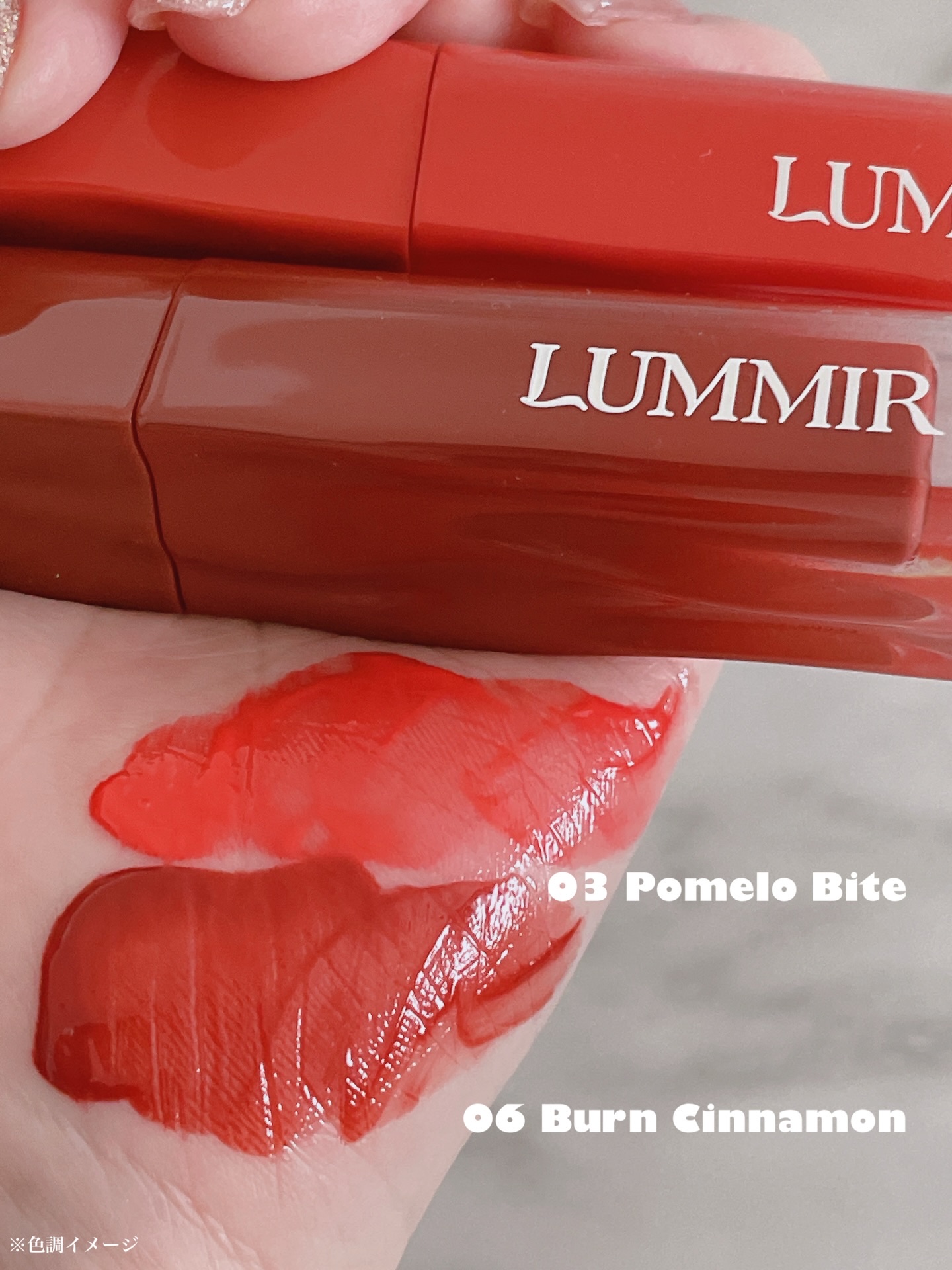 ONE COAT グロウティント/Lummir/リップティントを使ったクチコミ（2枚目）