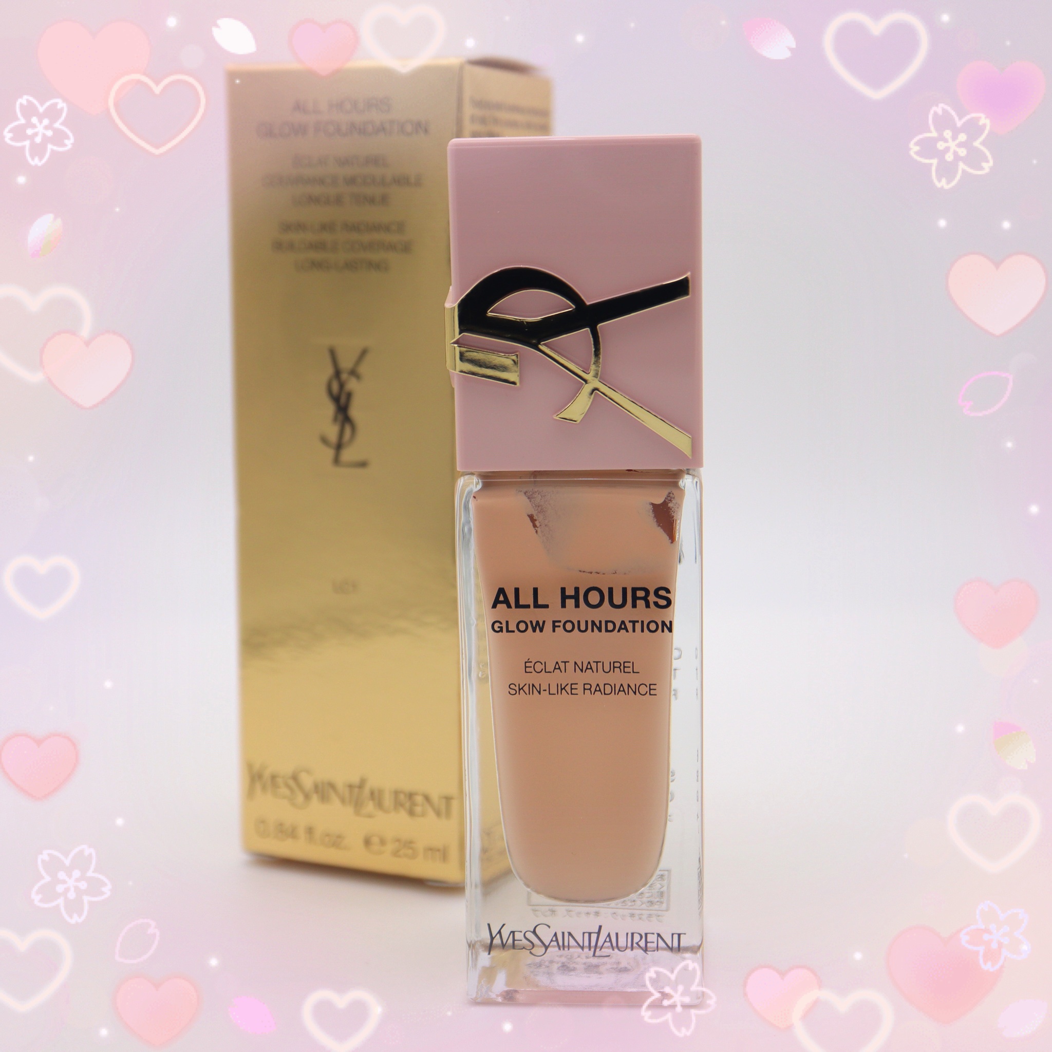 オールアワーズ リキッド グロウ/YVES SAINT LAURENT BEAUTE/リキッドファンデーションを使ったクチコミ（1枚目）