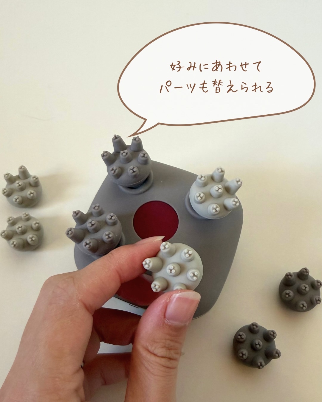 スカルプD ボーテ　ビューティーヘッドスパ/アンファー(スカルプD)/スカルプブラシを使ったクチコミ（3枚目）