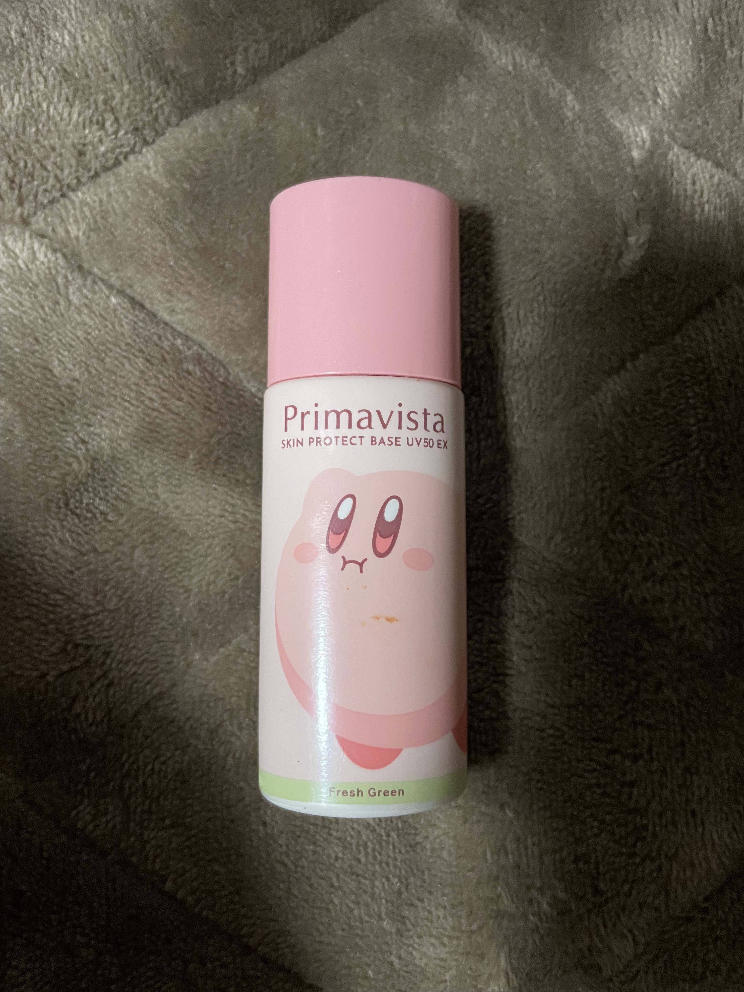 スキンプロテクトベース 皮脂くずれ防止 UV50 EX フレッシュグリーン 限定デザイン(カービィ)/プリマヴィスタ/化粧下地を使ったクチコミ（1枚目）
