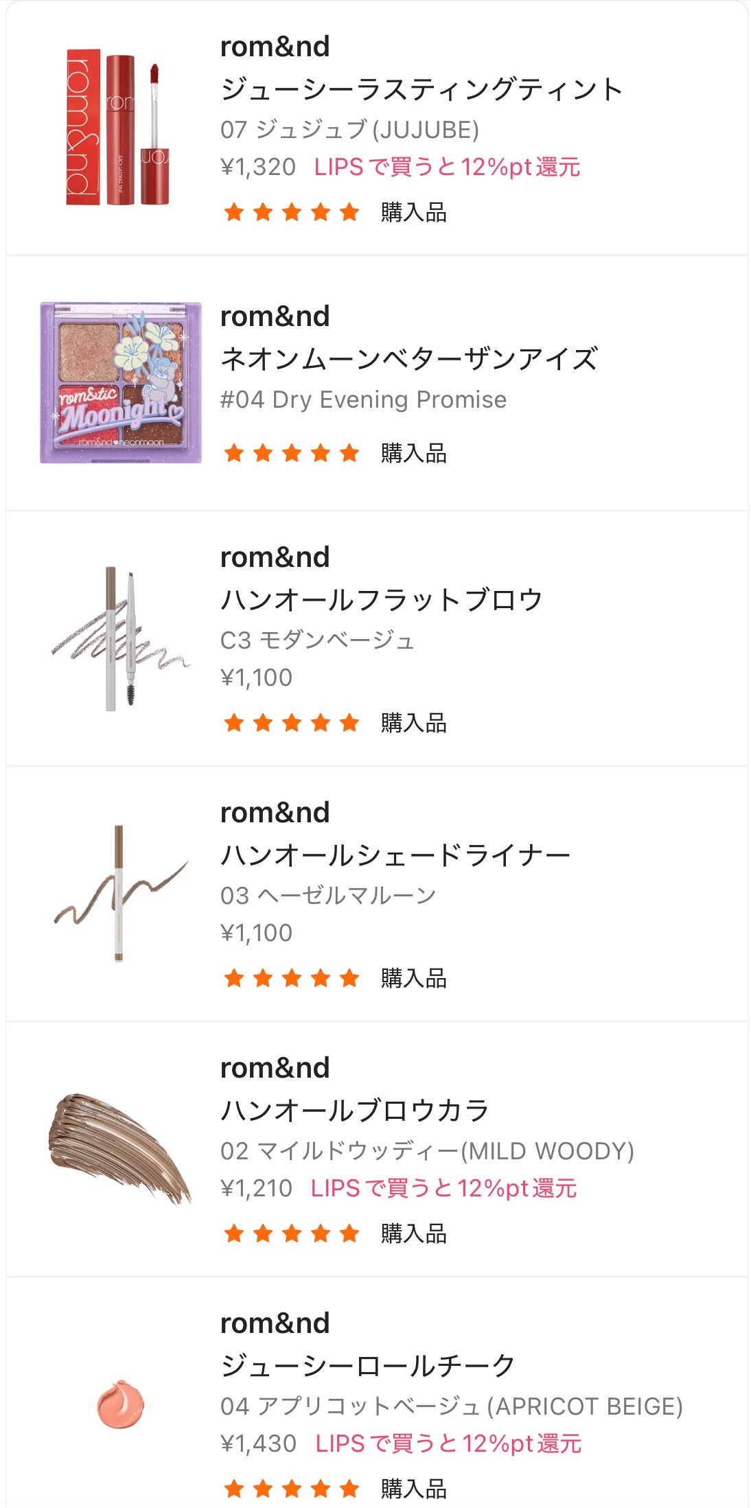 ジューシーラスティングティント/rom&nd/リップティントを使ったクチコミ(1枚目)