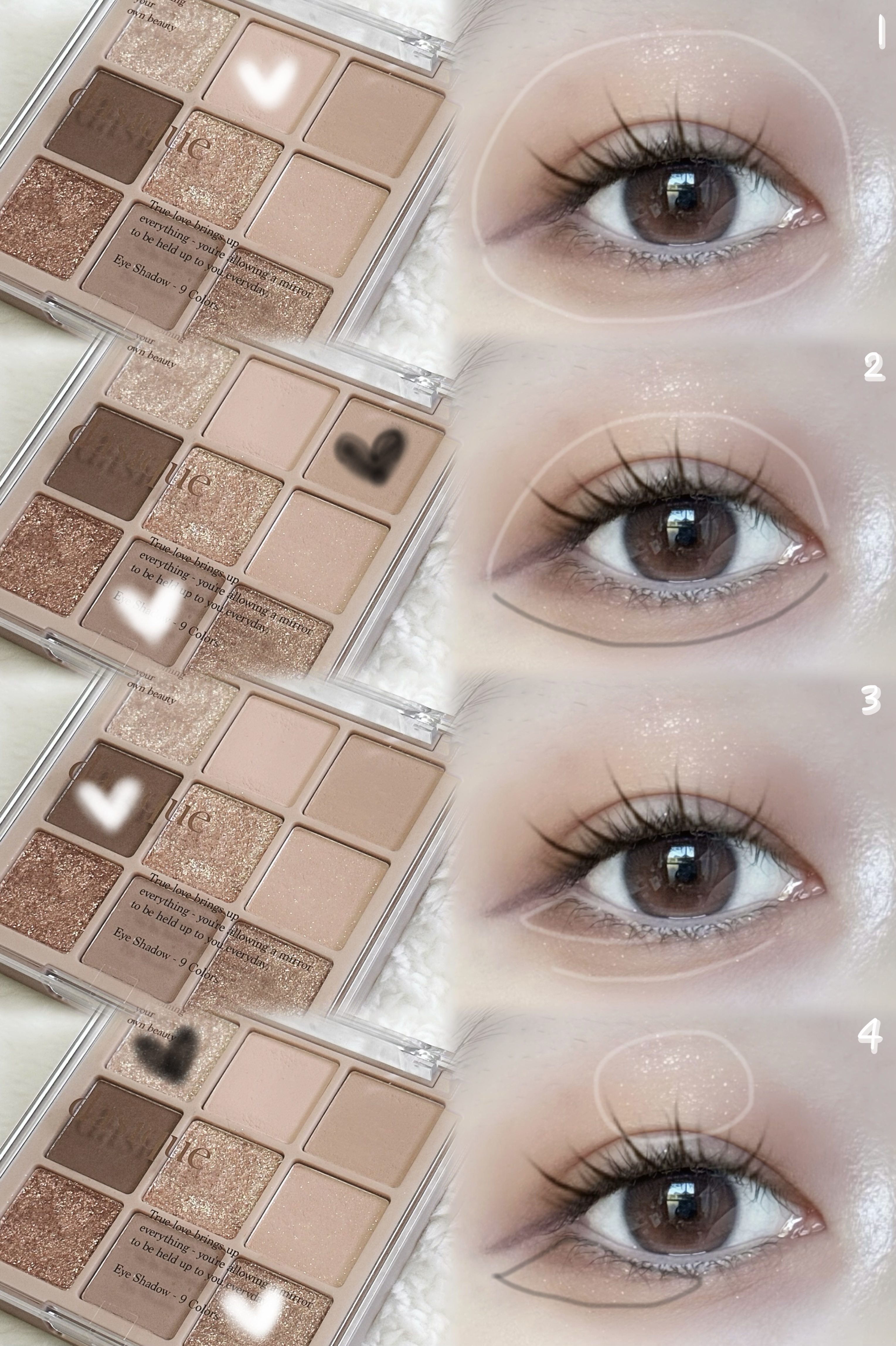 シャドウパレット/dasique/アイシャドウパレットを使ったクチコミ（2枚目）