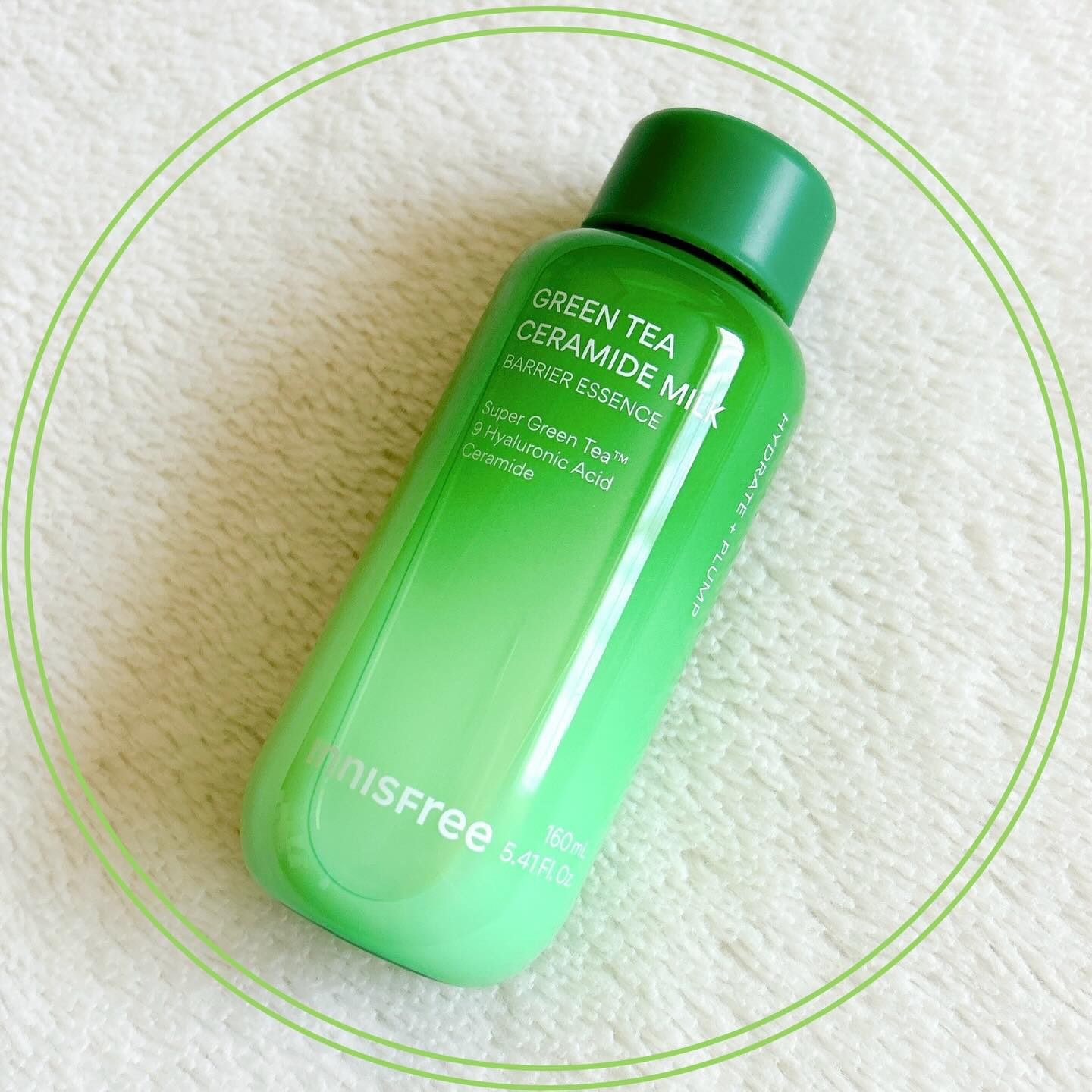 グリーンティー セラミド ミルク エッセンストナー/innisfree/化粧水を使ったクチコミ（1枚目）