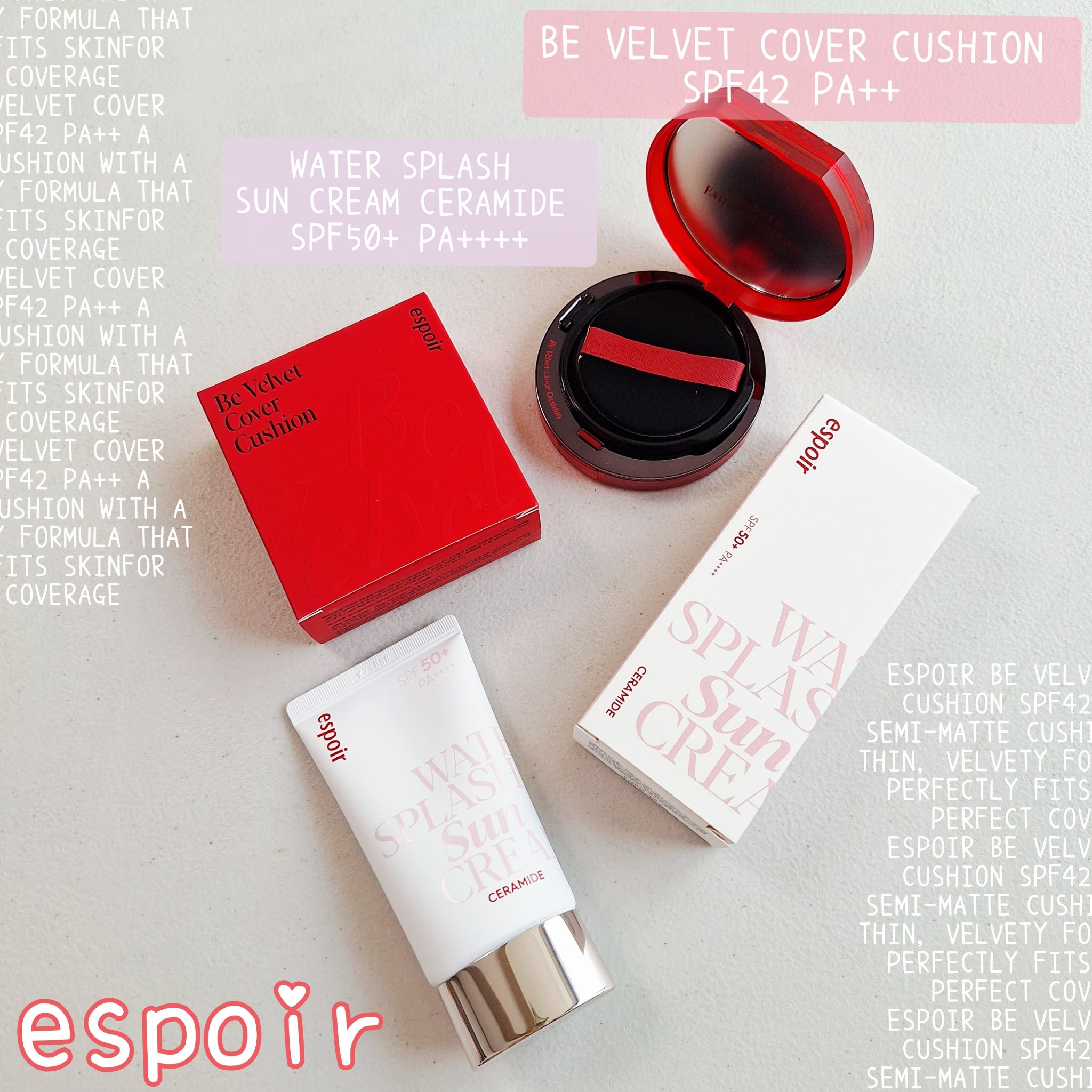 ビーベルベットカバークッション/espoir/クッションファンデーションを使ったクチコミ（1枚目）