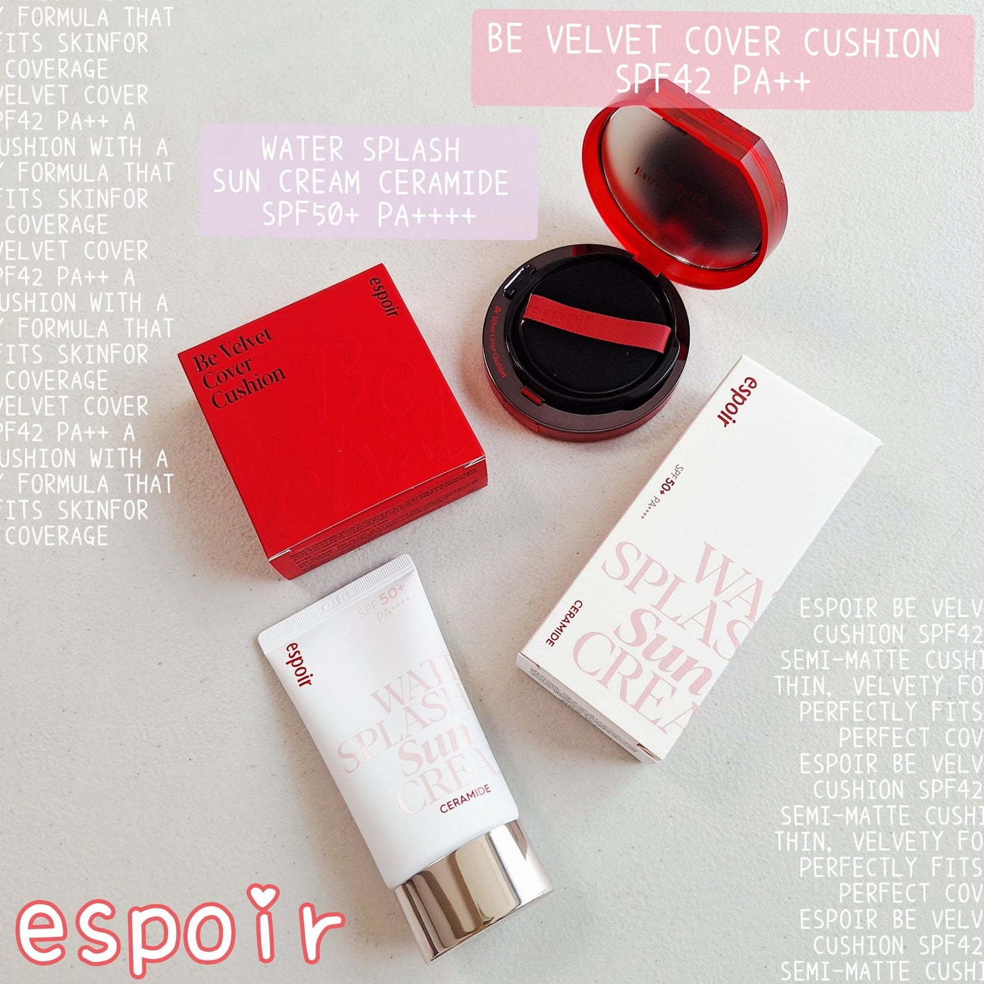 ウォータースプラッシュサンクリーム セラミド/espoir/日焼け止めクリームを使ったクチコミ(1枚目)