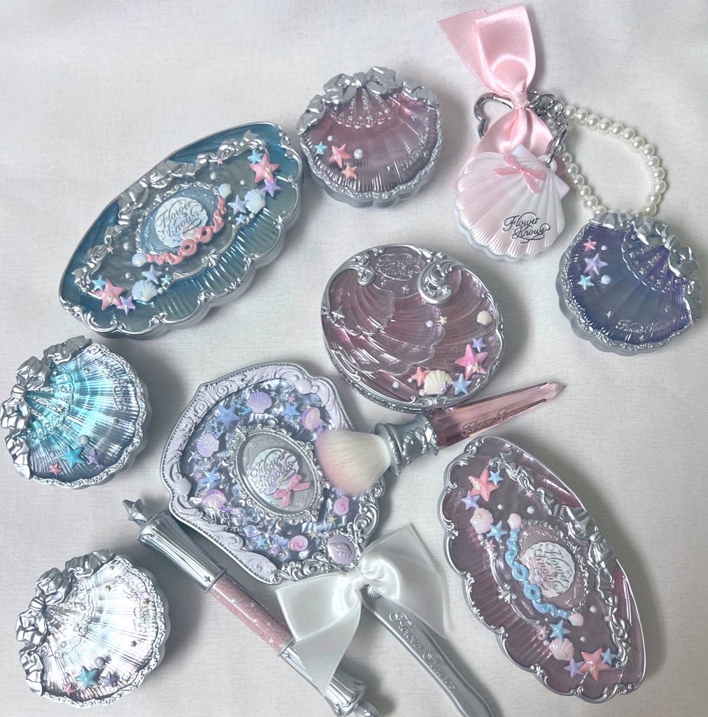 シェルズジュエルコレクション 6色アイシャドウパレット/FlowerKnows/アイシャドウパレットを使ったクチコミ(3枚目)