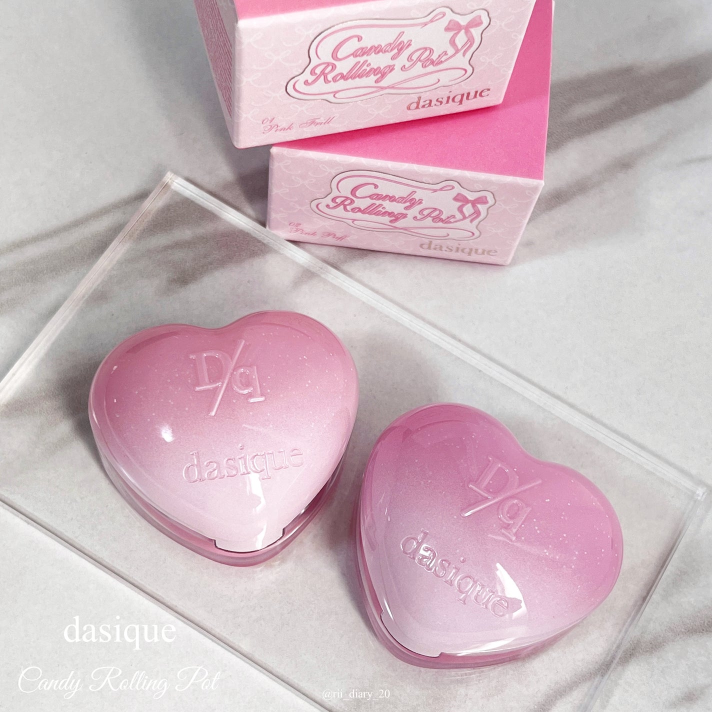 キャンディローリングポット/dasique/リップグロスを使ったクチコミ(5枚目)