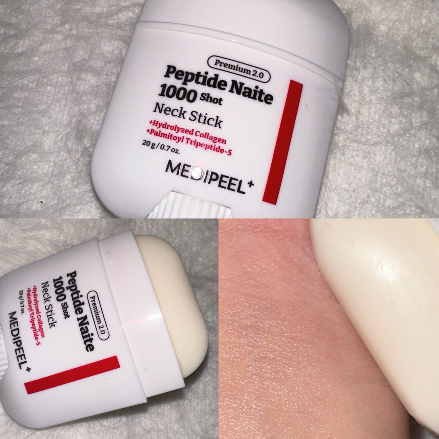 プレミアムペプチドナイテ1000ショットネックスティック/MEDIPEEL/ネック・デコルテケアを使ったクチコミ(2枚目)