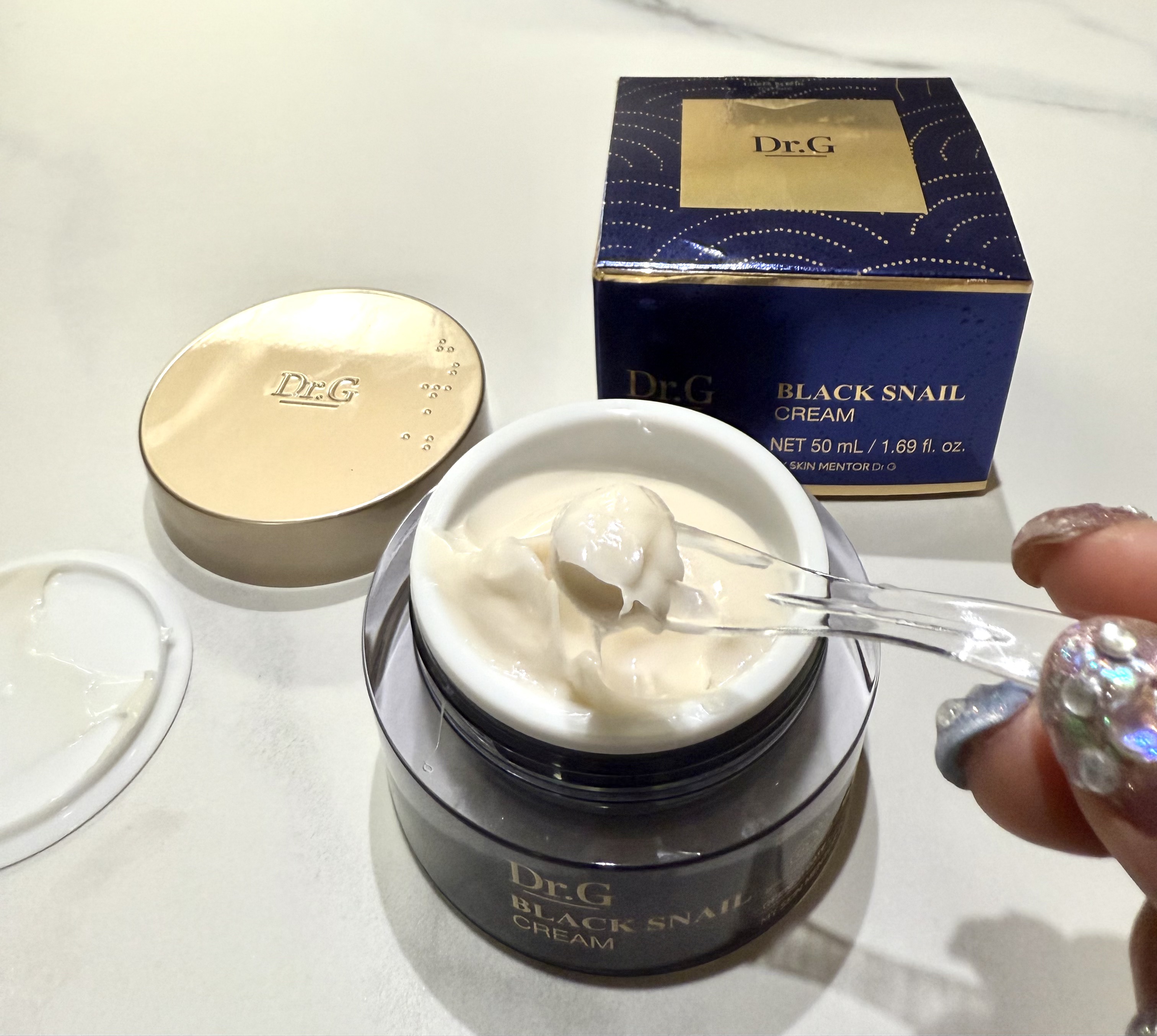 ブラックスネイル クリーム/Dr.G/フェイスクリームを使ったクチコミ（3枚目）