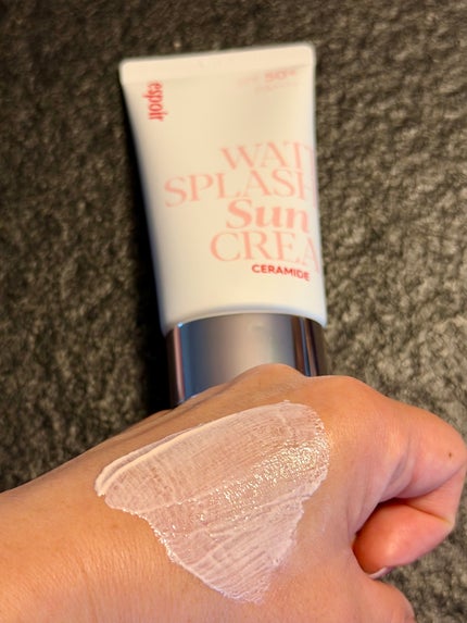 ウォータースプラッシュサンクリーム セラミド/espoir/日焼け止めクリームを使ったクチコミ(3枚目)