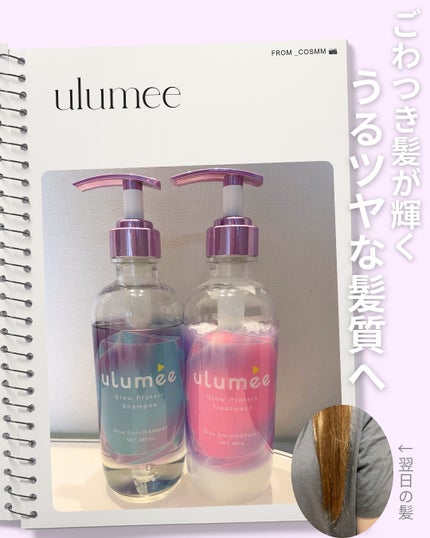 グロウプロテイン シャンプー/トリートメント シャンプー(480mL)/ulumee/市販シャンプーの画像