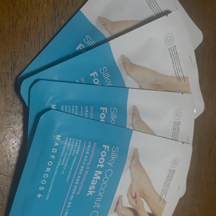 シルキーココナッツオイルフットマスク /MADFORCOS/レッグ・フットケアを使ったクチコミ(3枚目)