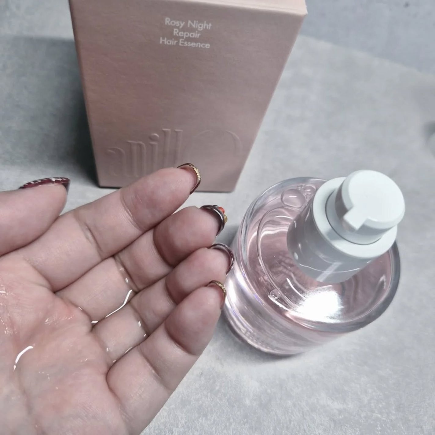 ロージーナイトヘアエッセンス/ANILLO/ヘアオイルを使ったクチコミ(3枚目)