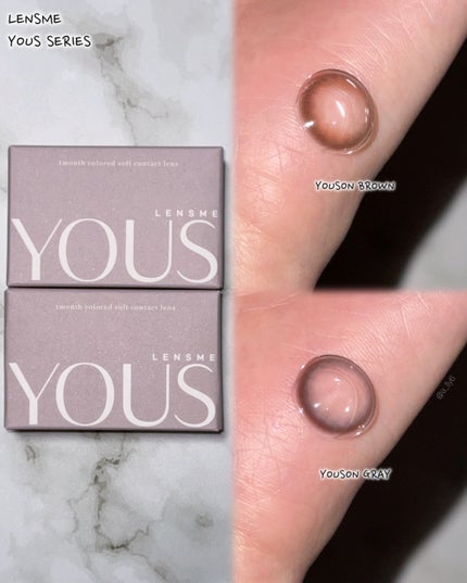 YOUSシリーズ/LENSME/1ヶ月(1MONTH)カラコンを使ったクチコミ(3枚目)