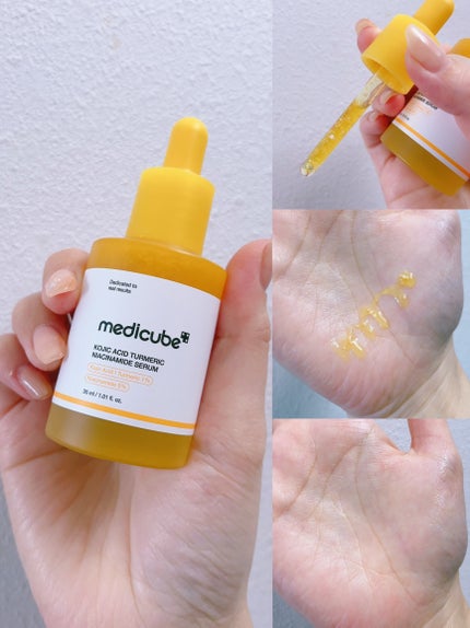 コウジ酸ビタナイアシンアミドセラム/MEDICUBE/美容液を使ったクチコミ(2枚目)