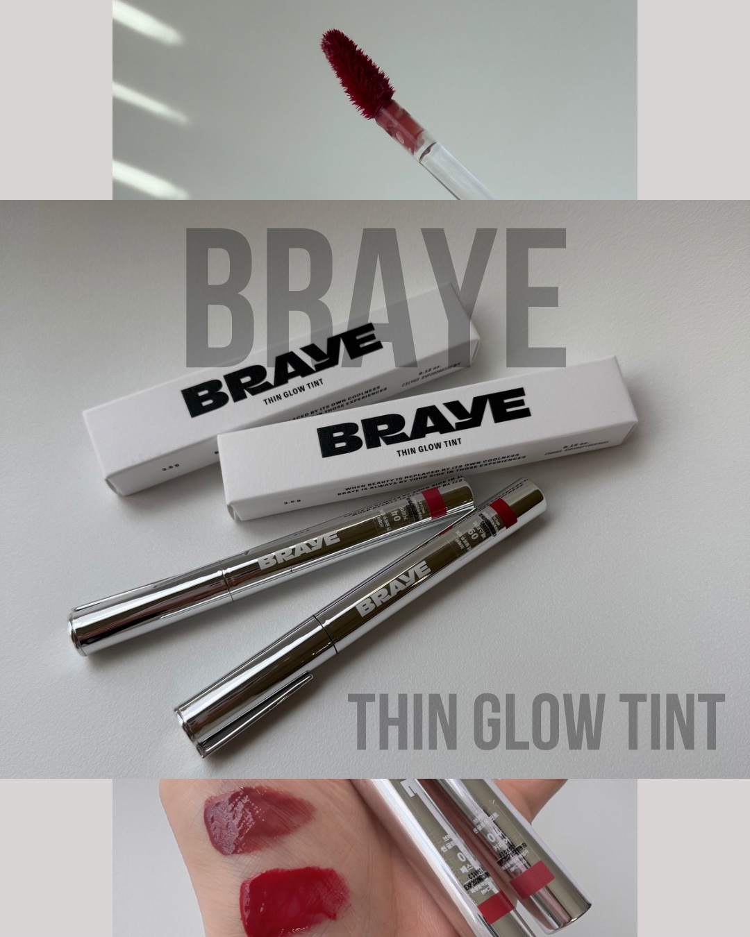 THIN GLOW TINT/BRAYE/口紅を使ったクチコミ（1枚目）