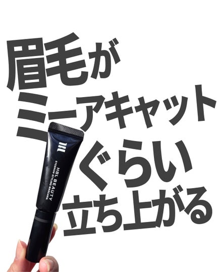 ふんわり眉毛じゃなくてピシッとおっ立て眉毛派なら
ぜひ試して欲しい!
HBL BEAUTYは眉毛サロンの施術「HOLLYWOOD BROW LIFT」から生まれた眉専用コスメブランド。
今年の3月か