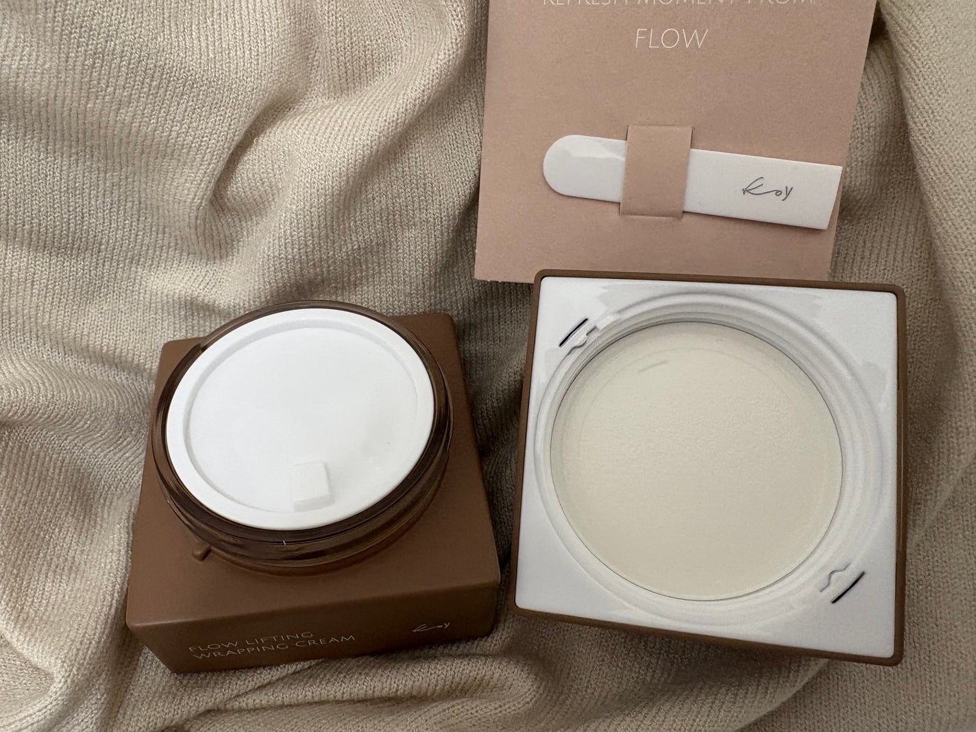 フローリフティングラッピングクリーム/koy/フェイスクリームを使ったクチコミ(2枚目)