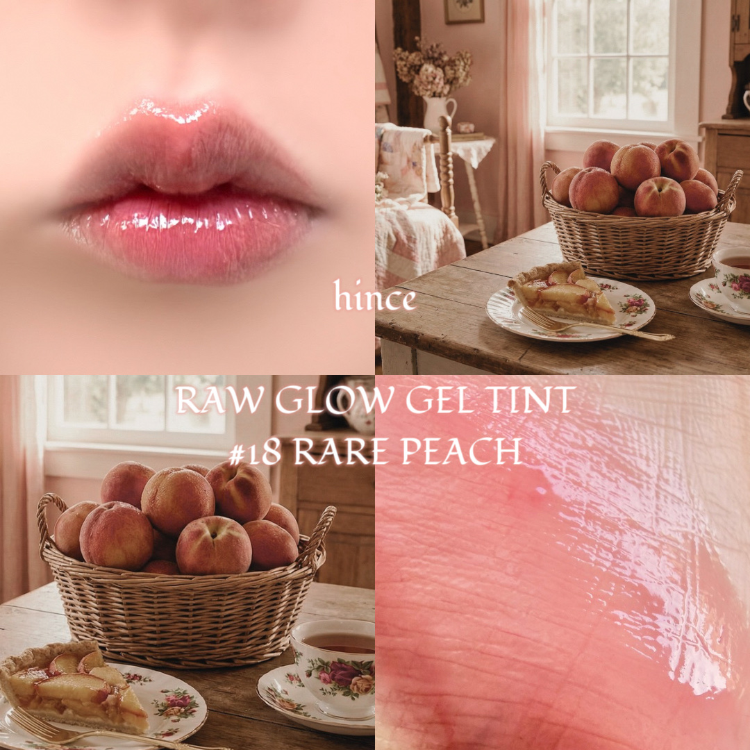 
hince
ロウグロウジェルティント
R018 レアピーチ


ホリデー限定バージョン✨☃
しかもこのレアピーチは通常はミニでしか買えないカラーなんです…！
ホリデー限定のパッケージ、サイズで購入！

チップはモケモケ、短め

香りはピー