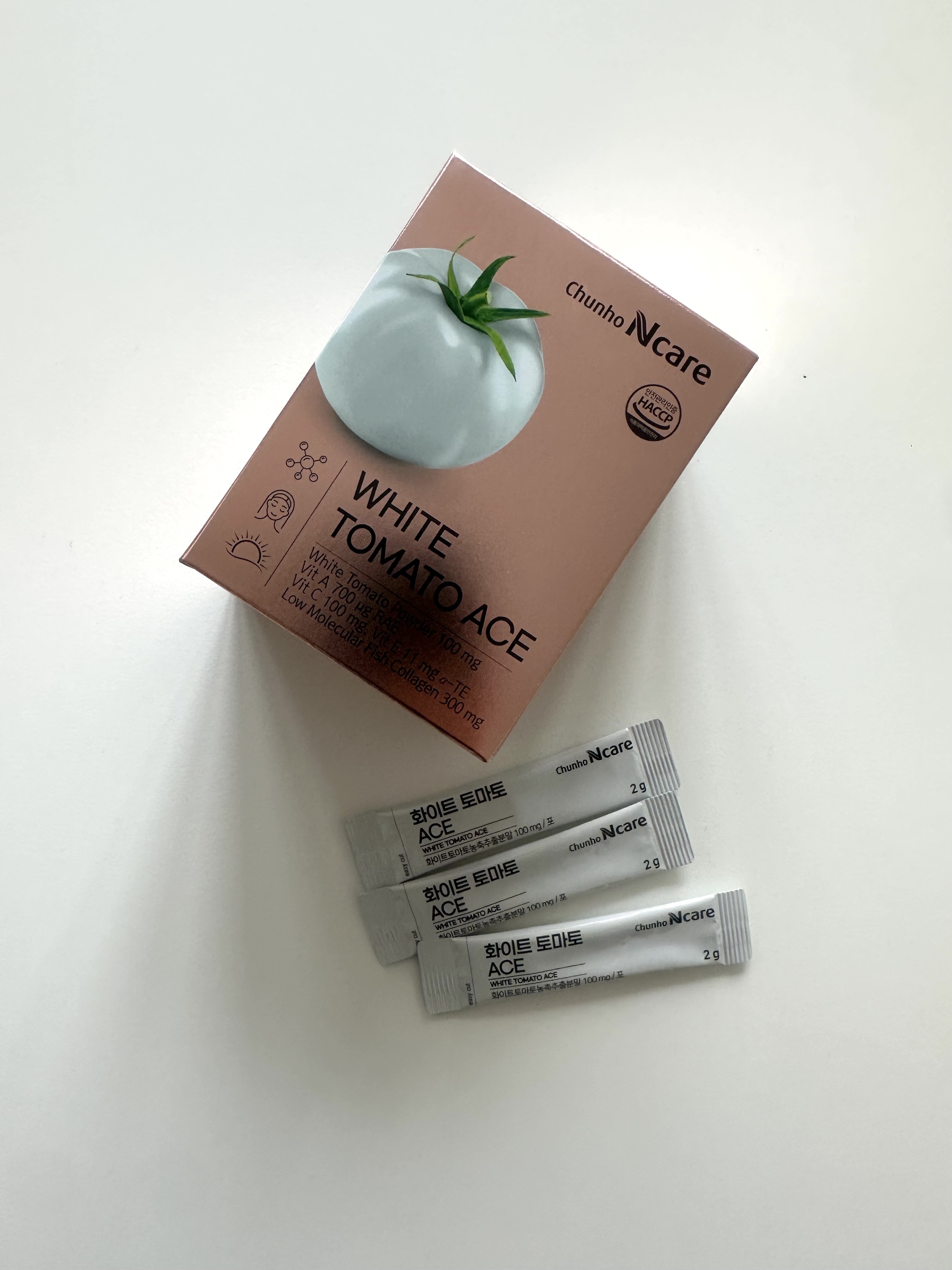 ホワイトトマト ACE 1box 30包/ChunhoNcare/美容サプリメントを使ったクチコミ（1枚目）