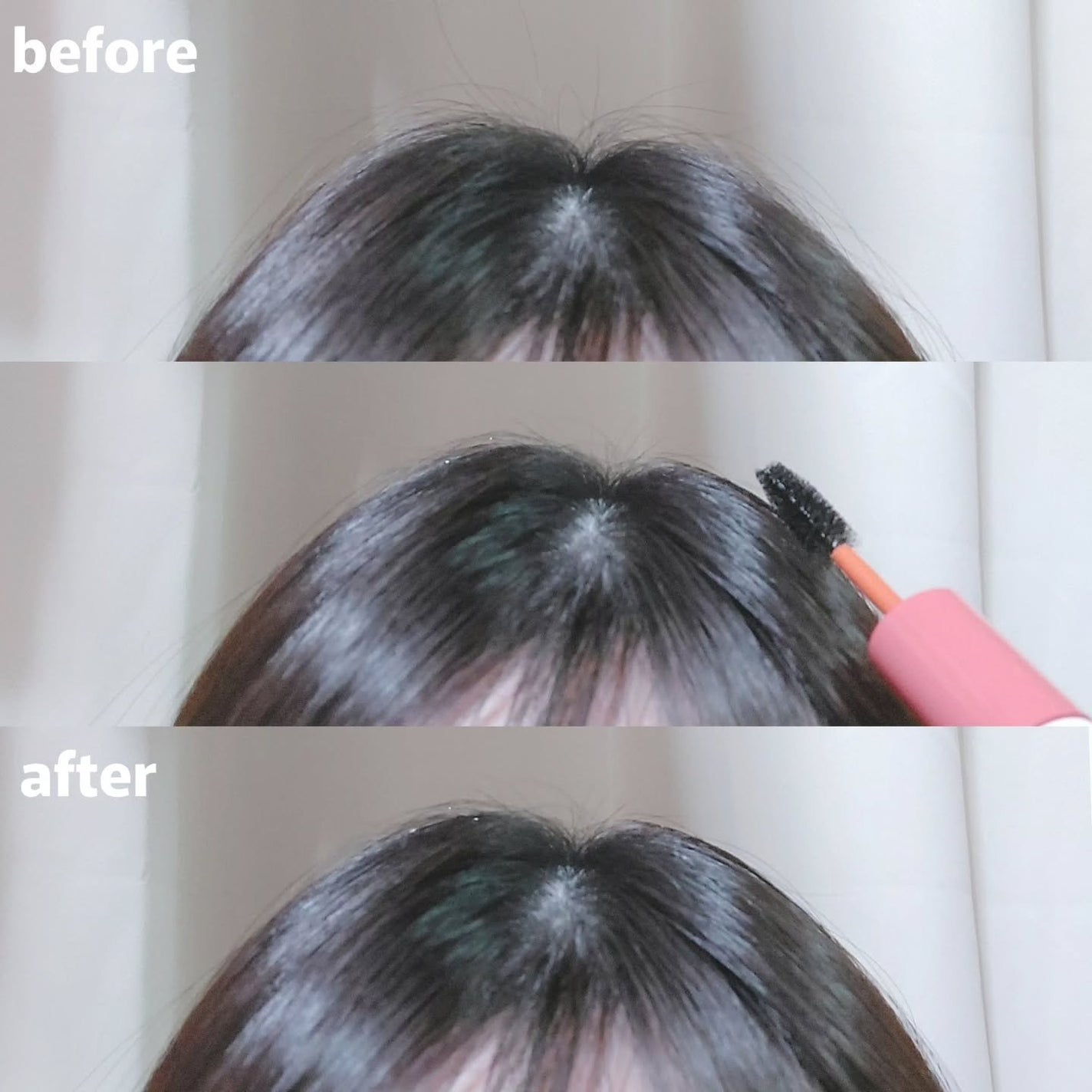 ハードフィックスヘアマスカラ/narka/その他スタイリングを使ったクチコミ(3枚目)