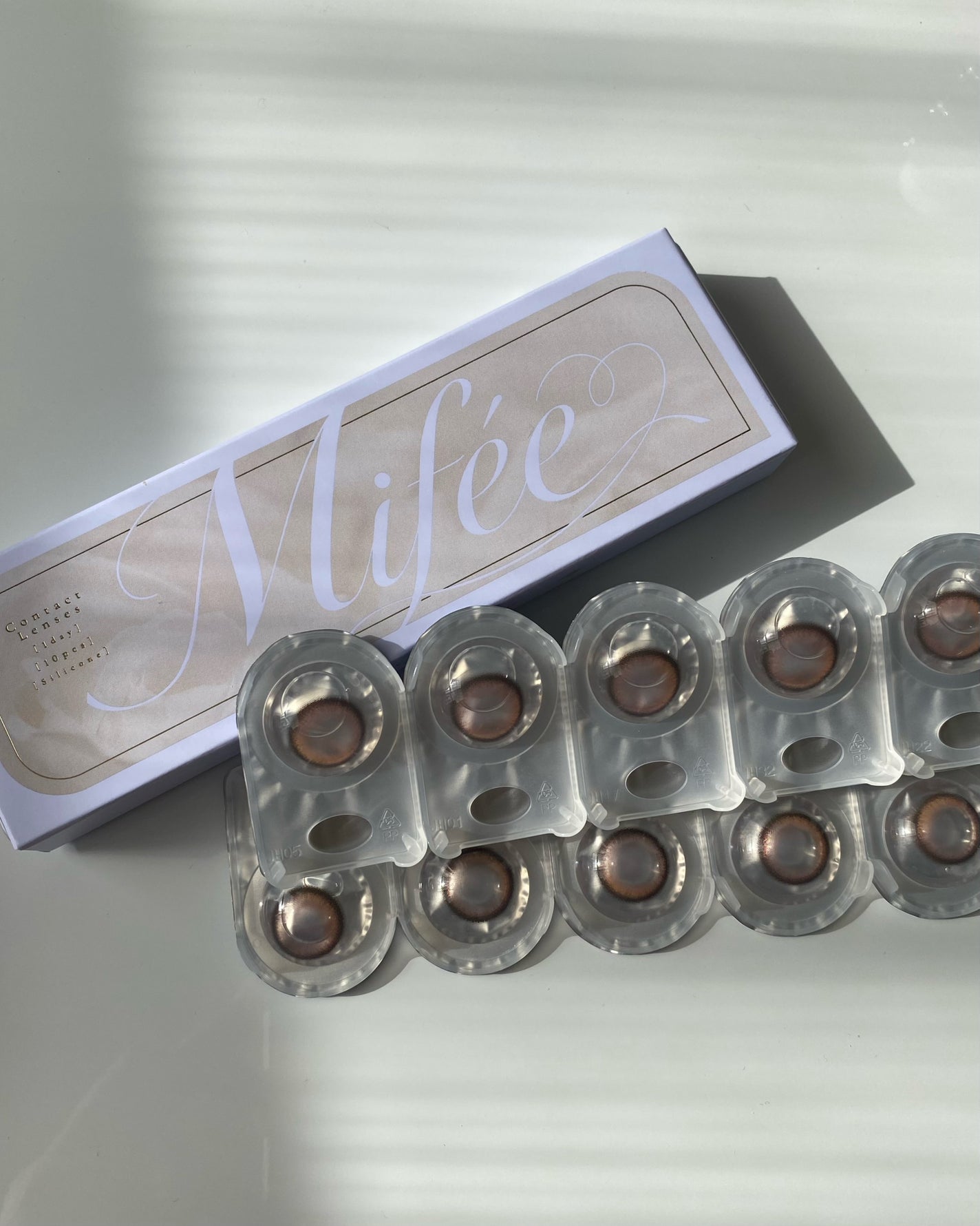 Eclat Brown/miffe/ワンデー(1DAY)カラコンを使ったクチコミ(5枚目)