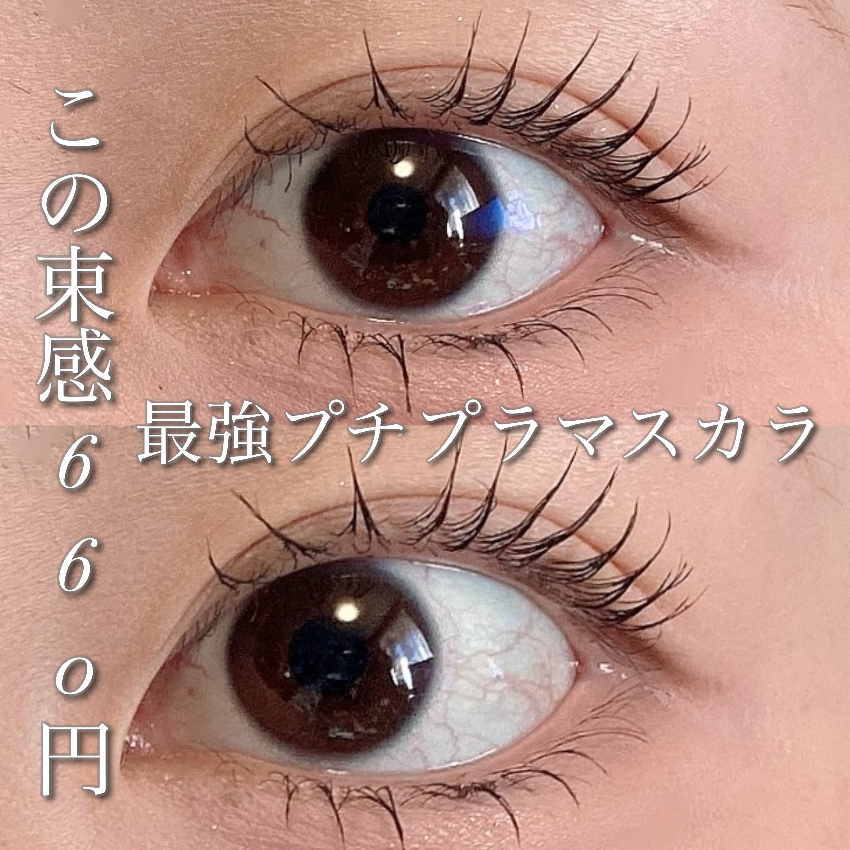 この束感まさかの660円…！？コスパ神すぎる束感マスカラ✨

今回は、プチプラなのに、束感・ツヤ感をしっかり楽しめるマスカラを紹介します！！！

〜紹介する商品〜

CEZANNEグロウコートマスカラ　01シアーブラック　¥660

〜使用