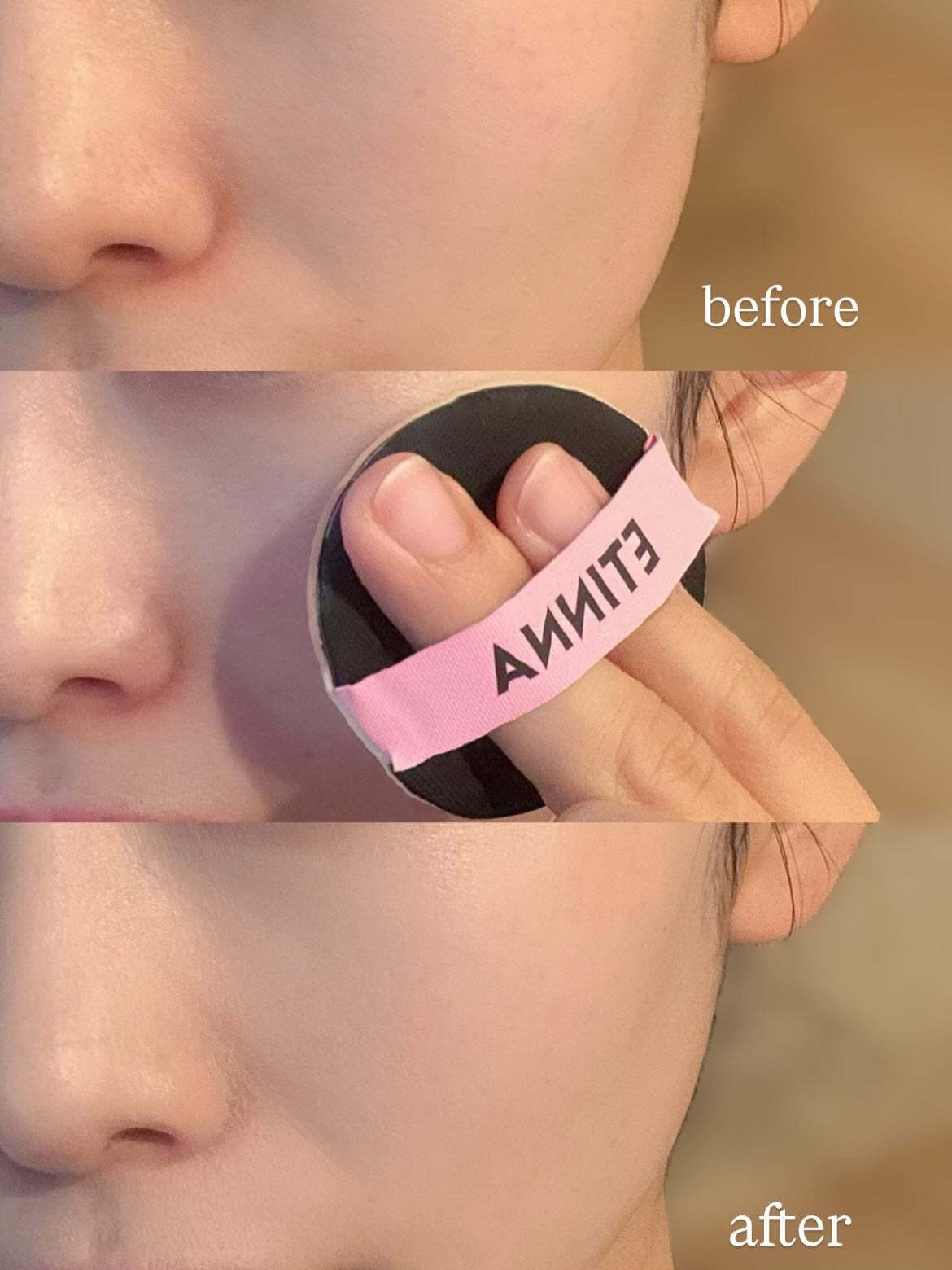 エティナ メッシュエアネス ナチュラルグロウ クッション/ETINNA/クッションファンデーションを使ったクチコミ(5枚目)