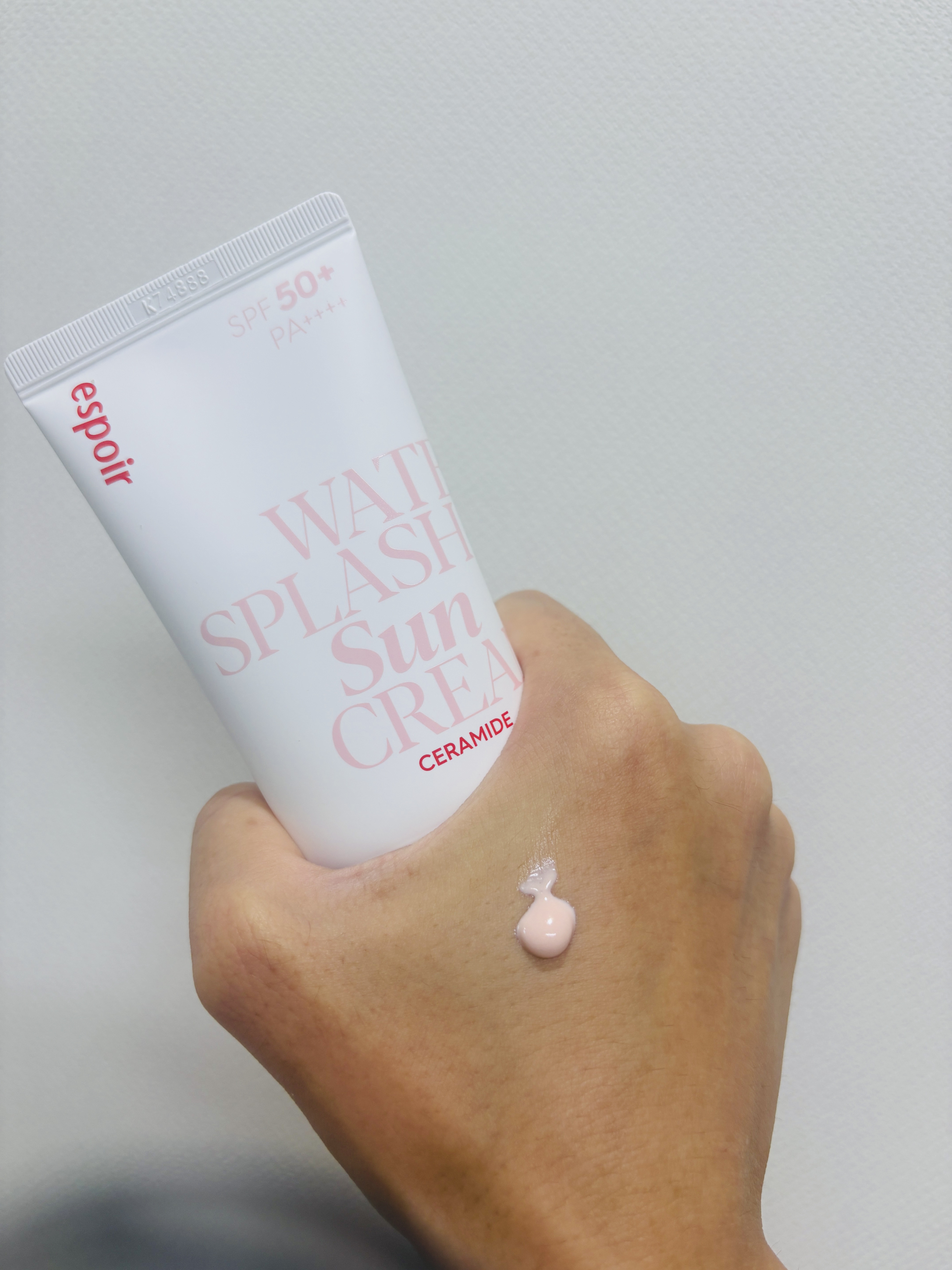 ウォータースプラッシュサンクリーム セラミド/espoir/日焼け止めクリームを使ったクチコミ（2枚目）