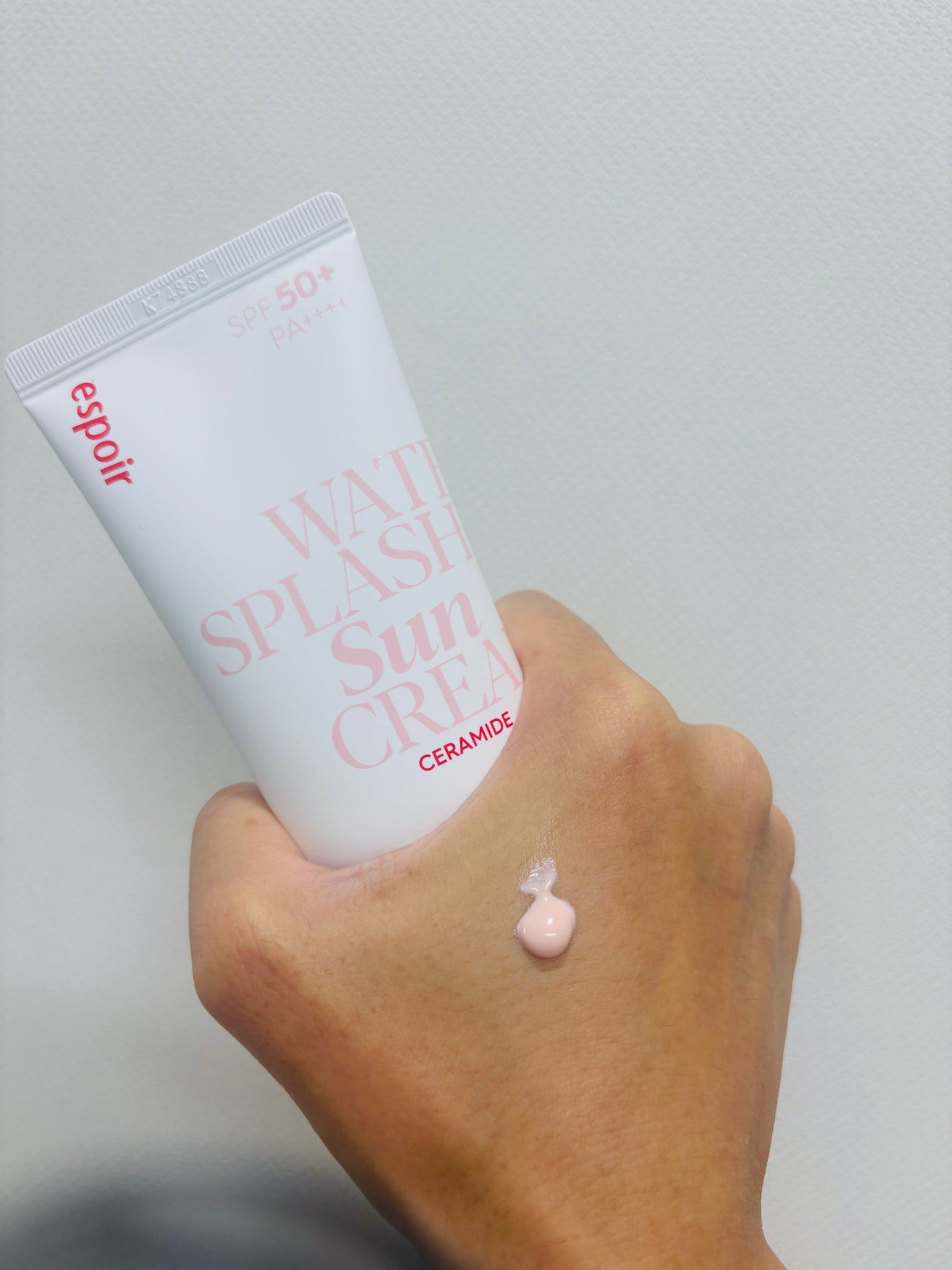 ウォータースプラッシュサンクリーム セラミド/espoir/日焼け止めクリームを使ったクチコミ(2枚目)
