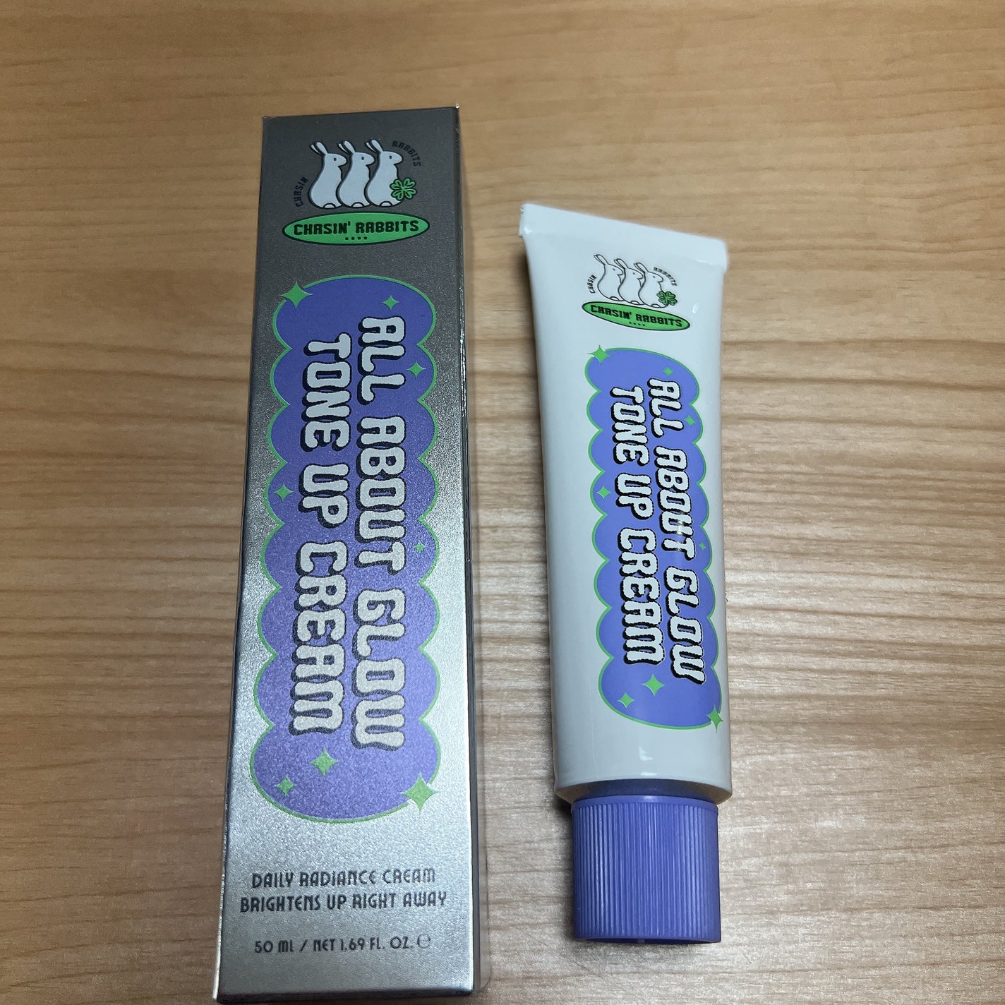 オールアバウトグロウトーンアップクリーム/CHASIN'RABBITS/化粧下地を使ったクチコミ(1枚目)