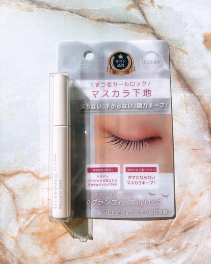 グランウィーユGINZAwithミラボーテ まつ毛キープマスカラ下地CL(クリア)/ミラボーテ/マスカラ下地を使ったクチコミ(4枚目)