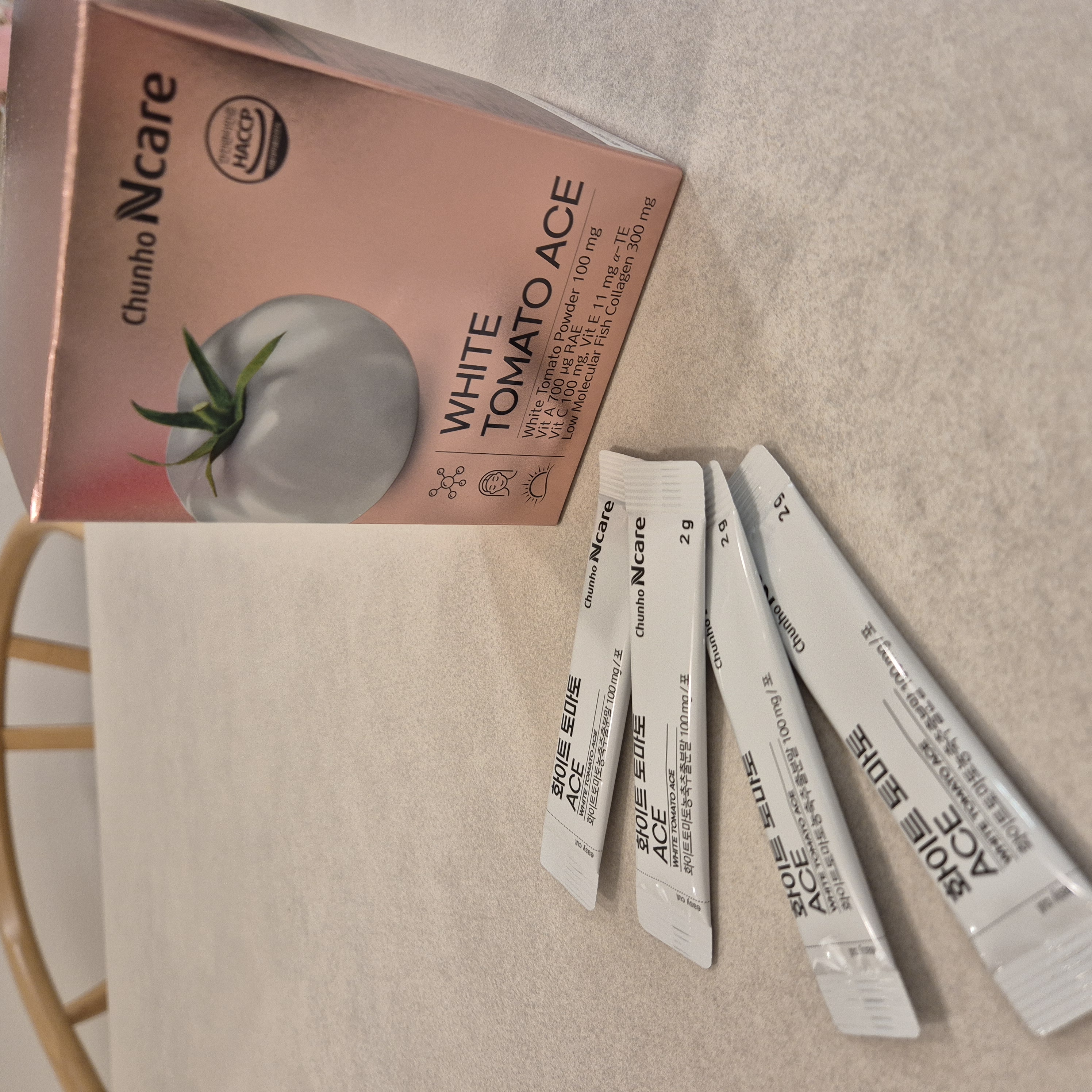  ホワイトトマト ACE 1box 30包/ChunhoNcare/美容サプリメントを使ったクチコミ（1枚目）