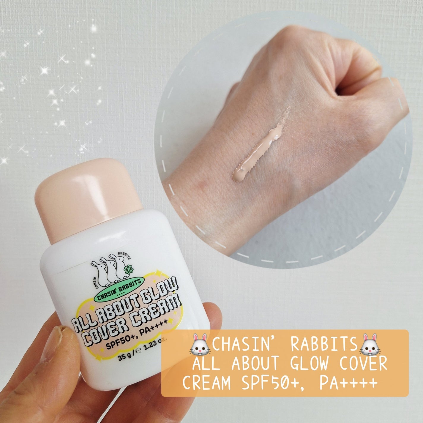 オールアバウトグロウカバークリーム/CHASIN'RABBITS/日焼け止めクリームを使ったクチコミ(2枚目)
