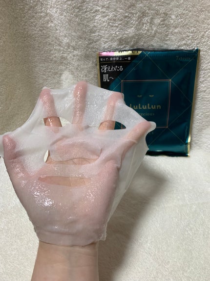 ルルルンプレシャス GREEN(Glow Up)/ルルルン/シートマスク・パックを使ったクチコミ(2枚目)