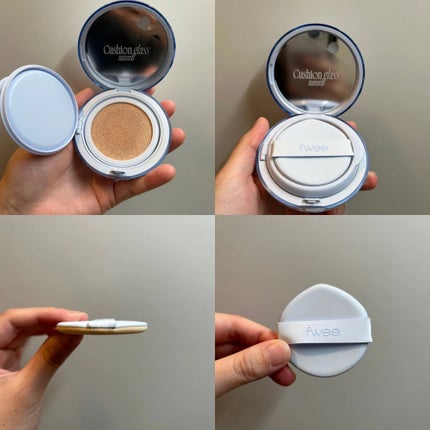 フィー クッションガラス ナチュラル/fwee/クッションファンデーションを使ったクチコミ(2枚目)