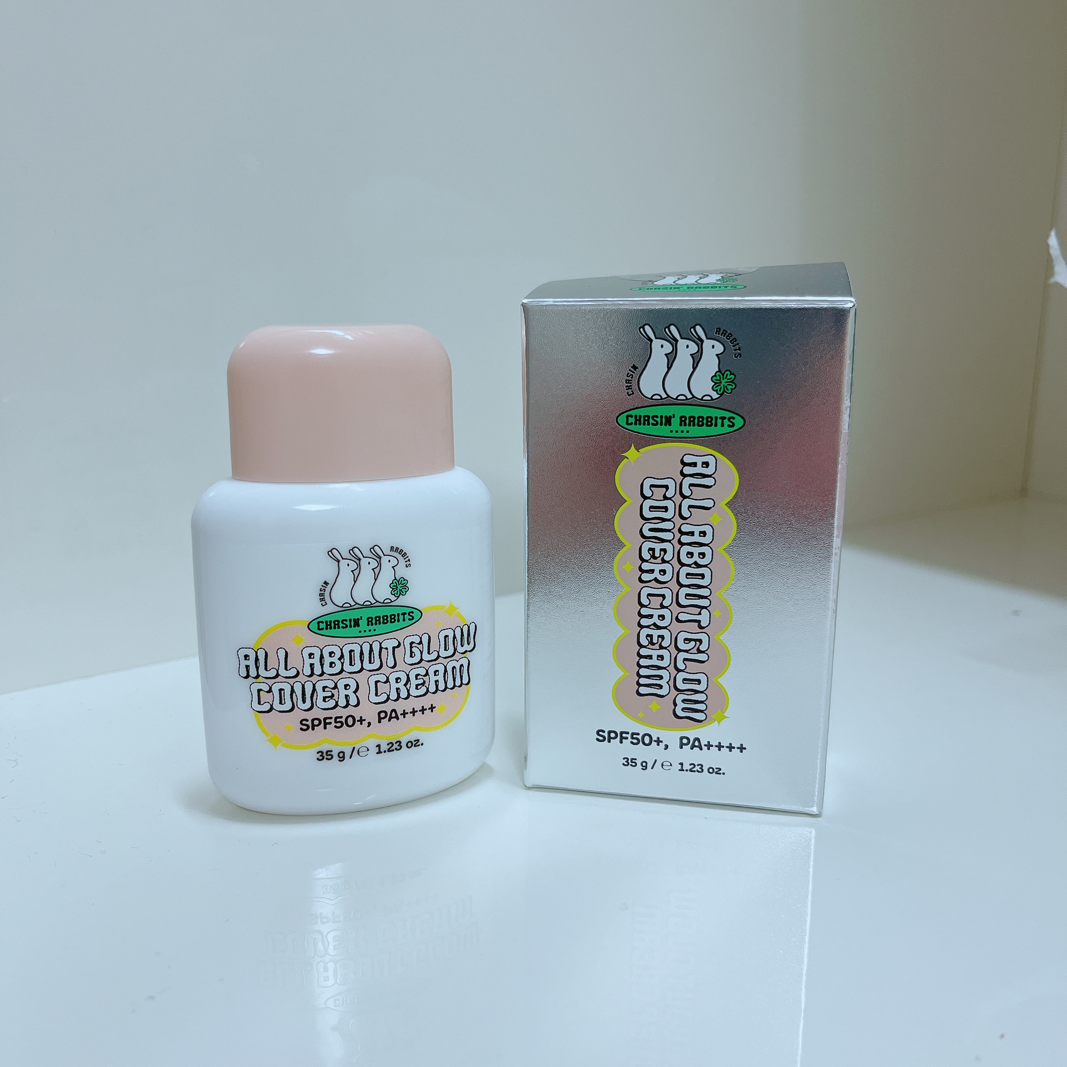 オールアバウトグロウカバークリーム/CHASIN'RABBITS/日焼け止めクリームを使ったクチコミ（1枚目）