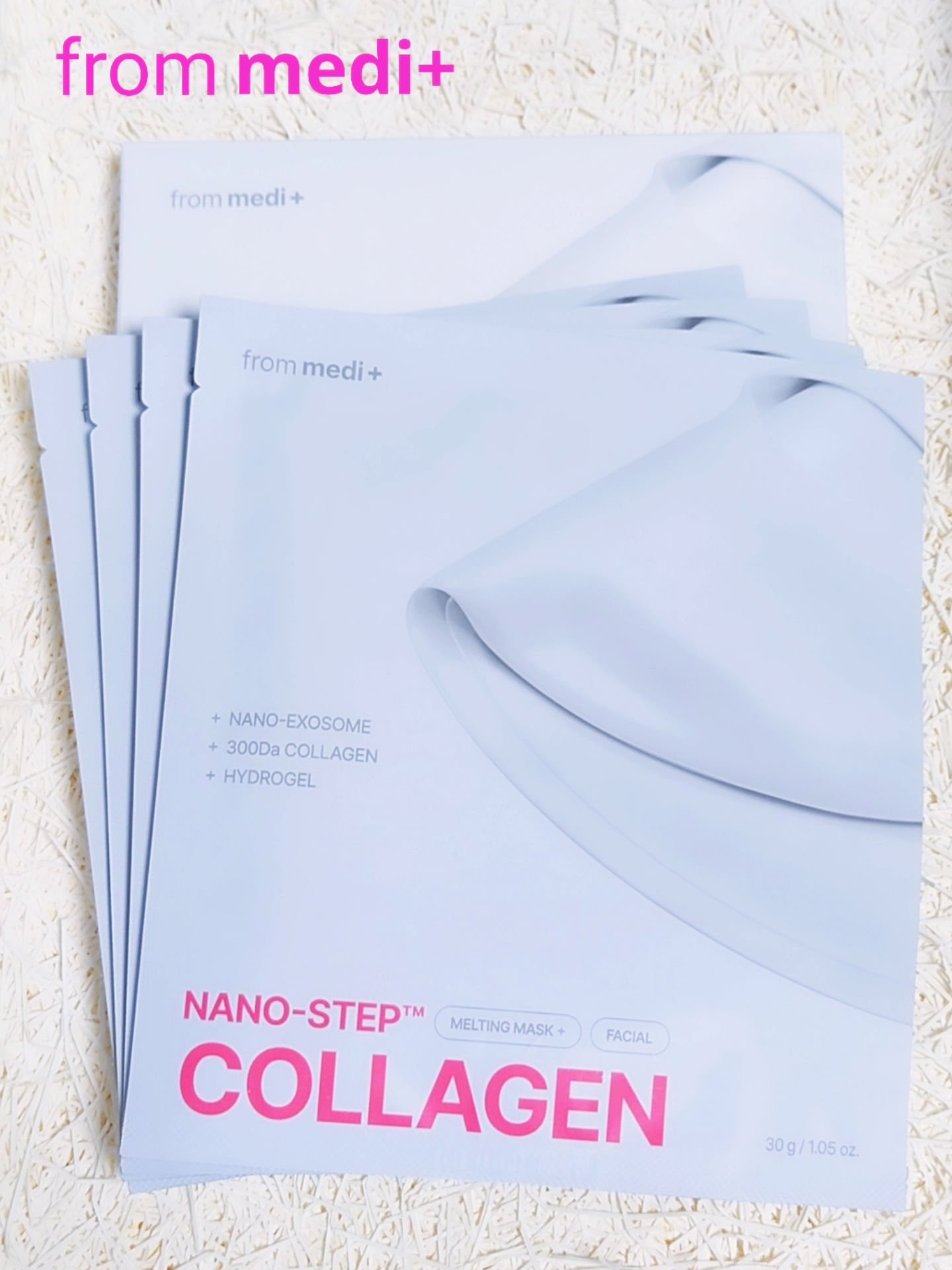 ナノステップ コラーゲン メルティングマスク/from medi+/シートマスク・パックを使ったクチコミ（1枚目）