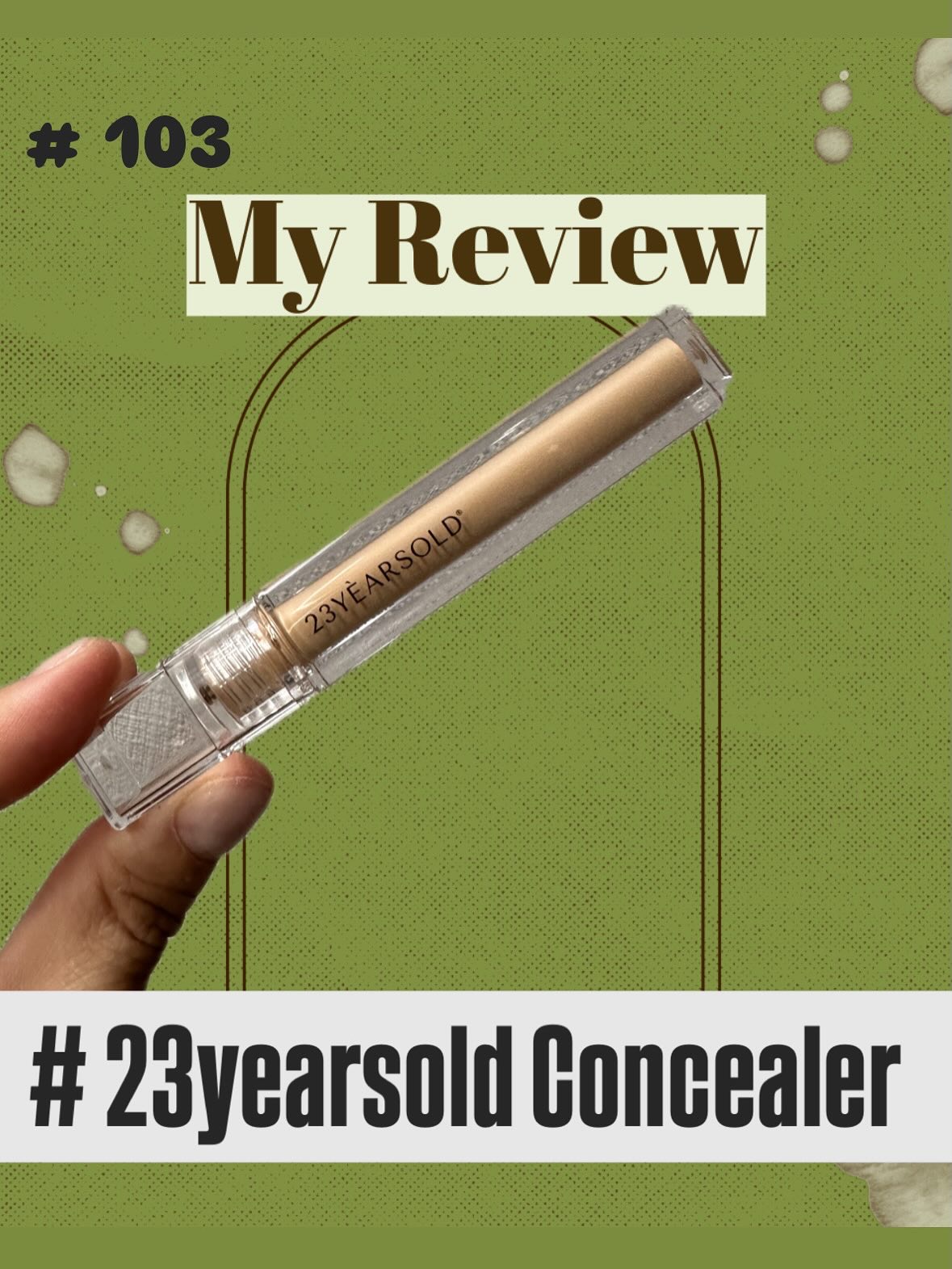 ダーマシンコンシーラー/23years old/リキッドコンシーラーを使ったクチコミ（1枚目）